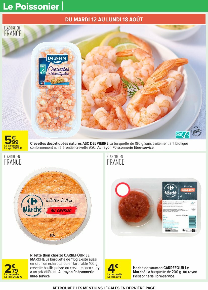 carrefour - Catalogue Carrefour valable du 12/08 au 25/08 - page: 32