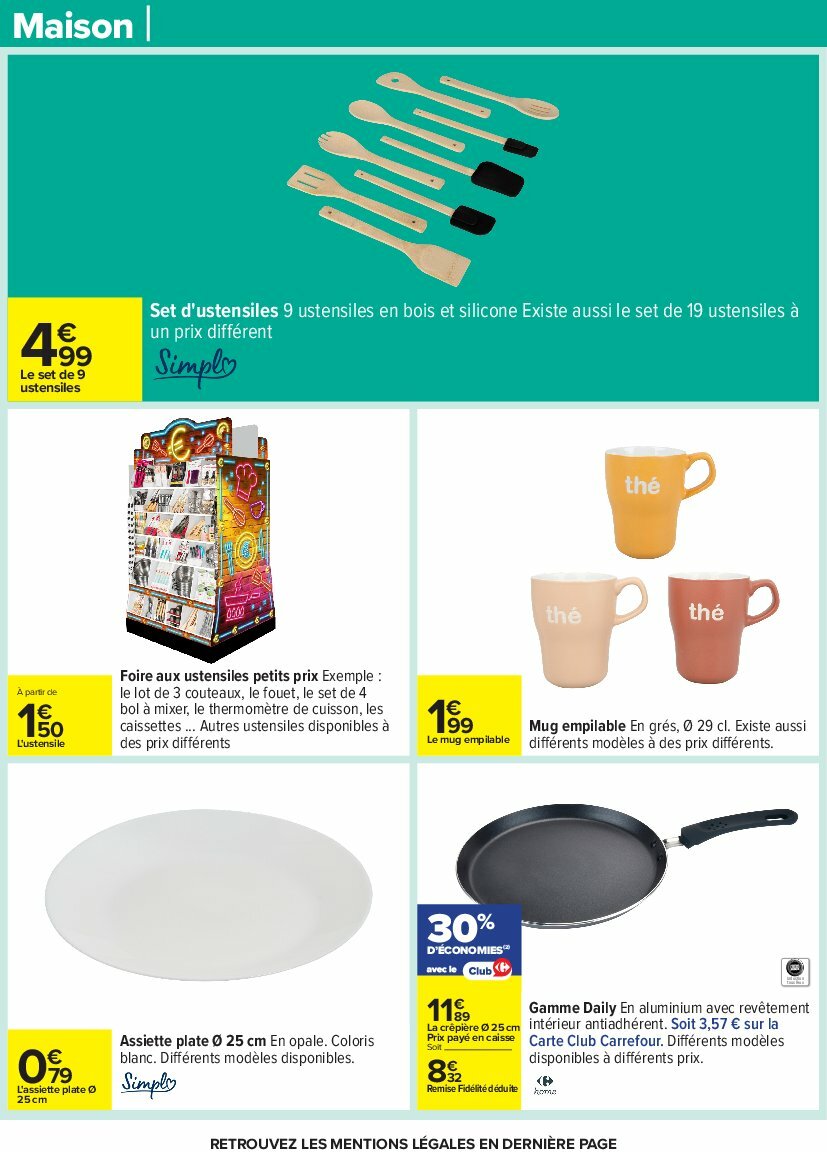 carrefour - Catalogue Carrefour valable du 12/08 au 25/08 - page: 56