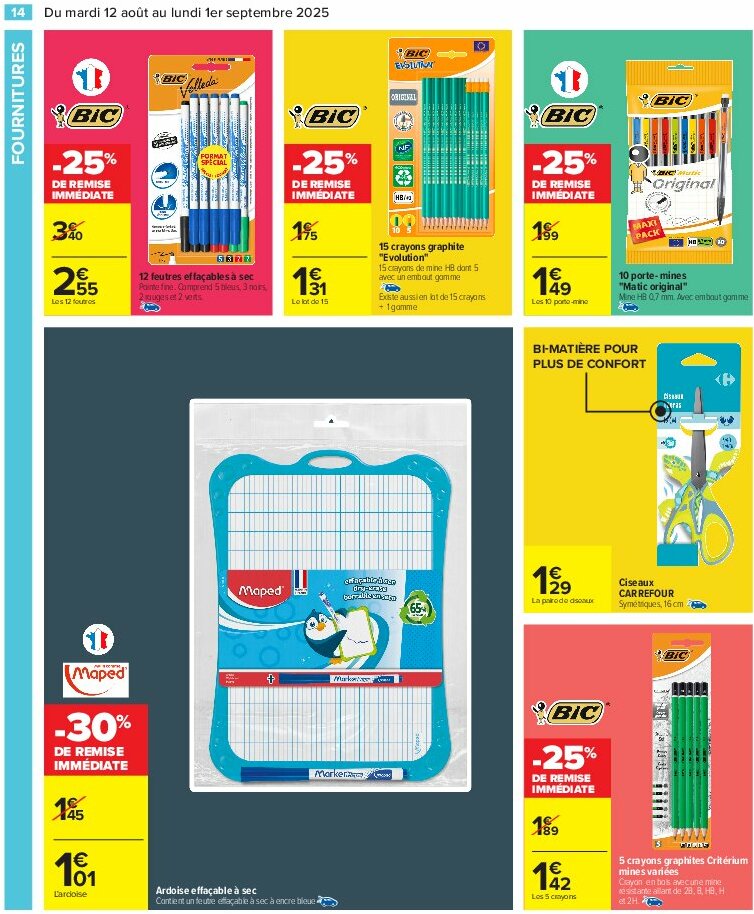 carrefour - Catalogue Carrefour - 80% D'Économies valable du 12/08 au 01/09 - page: 16