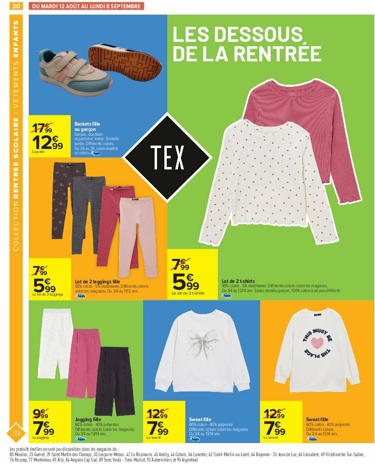 carrefour - Catalogue Carrefour - 80% D'Économies valable du 12/08 au 01/09 - page: 32