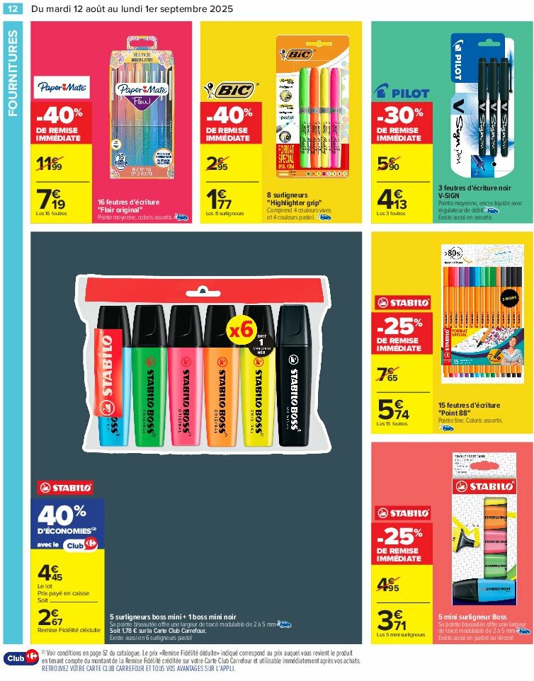 carrefour - Catalogue Carrefour - 80% D'Économies valable du 12/08 au 01/09 - page: 14