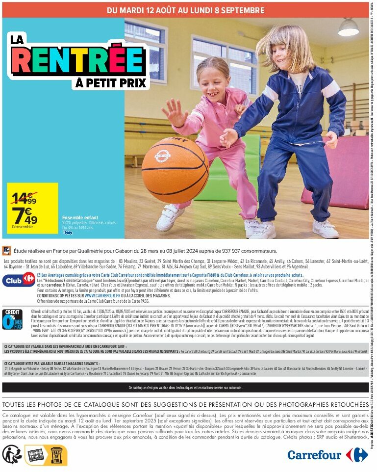 carrefour - Catalogue Carrefour - 80% D'Économies valable du 12/08 au 01/09 - page: 2