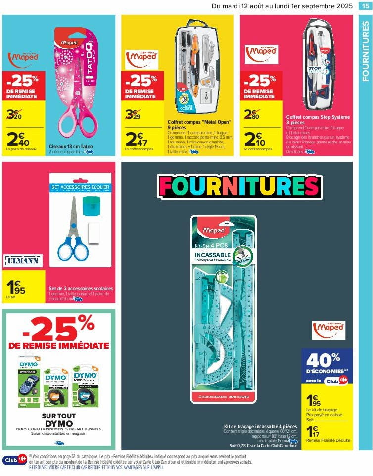 carrefour - Catalogue Carrefour - 80% D'Économies valable du 12/08 au 01/09 - page: 17