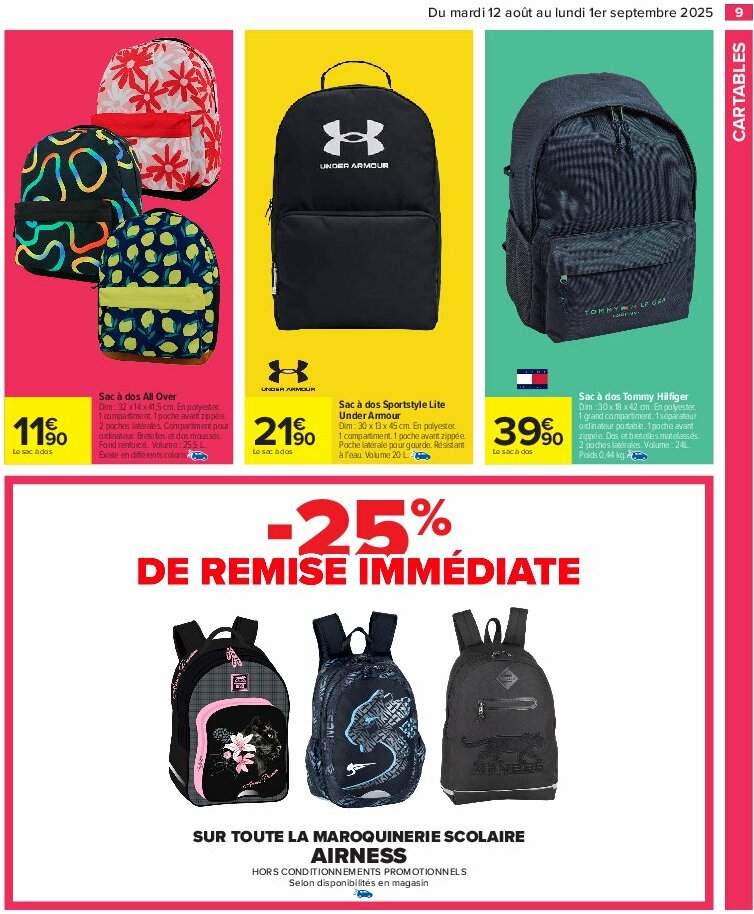 carrefour - Catalogue Carrefour - 80% D'Économies valable du 12/08 au 01/09 - page: 11