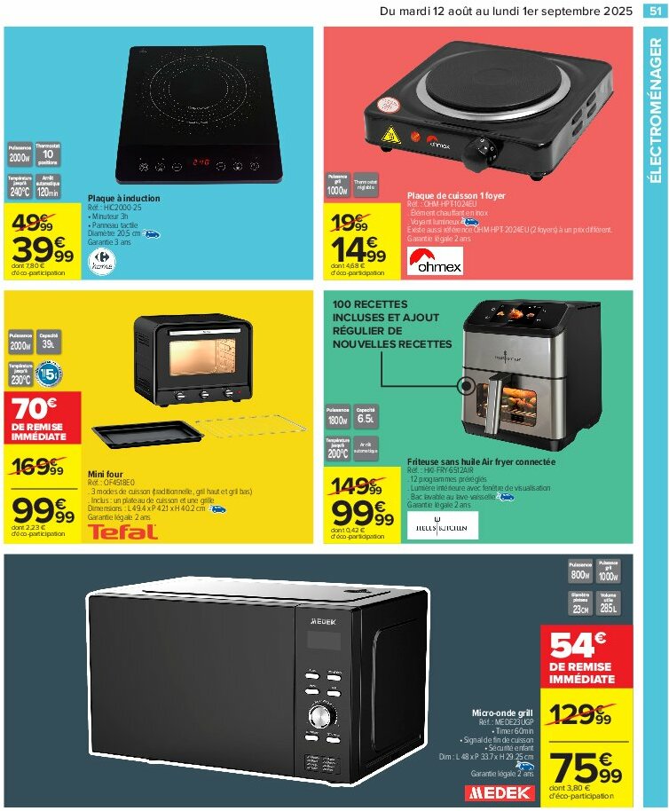 carrefour - Catalogue Carrefour - 80% D'Économies valable du 12/08 au 01/09 - page: 53