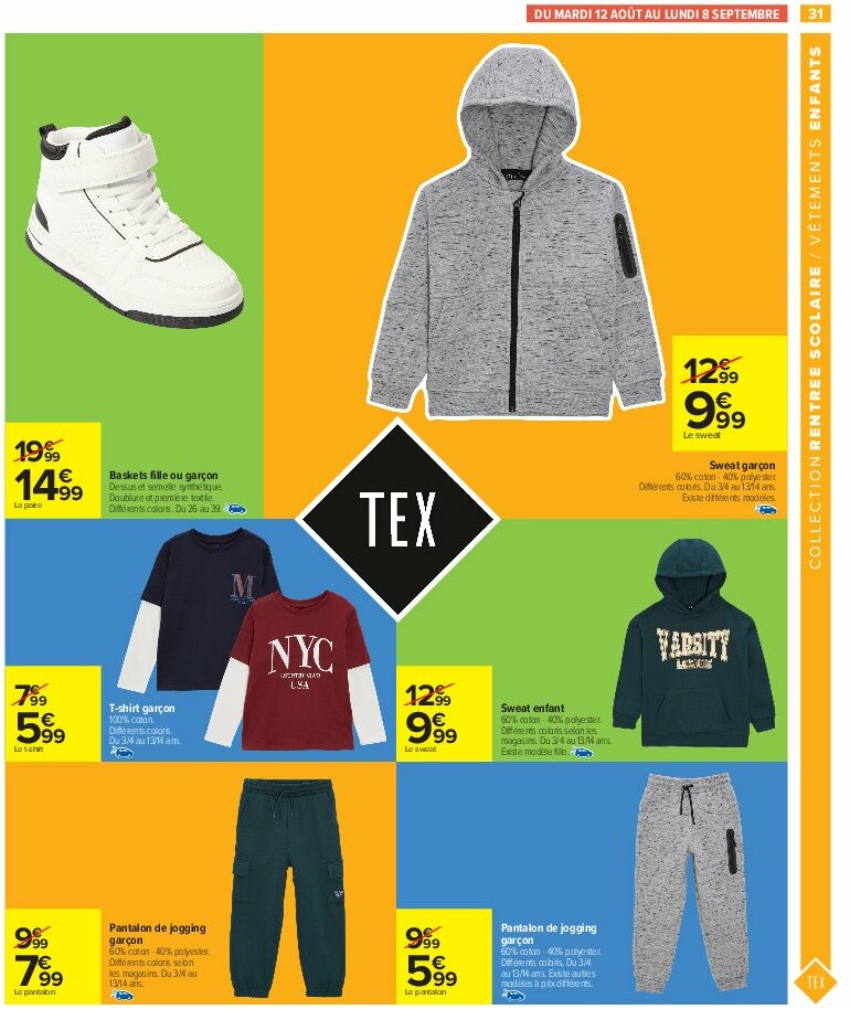 carrefour - Catalogue Carrefour - 80% D'Économies valable du 12/08 au 01/09 - page: 33