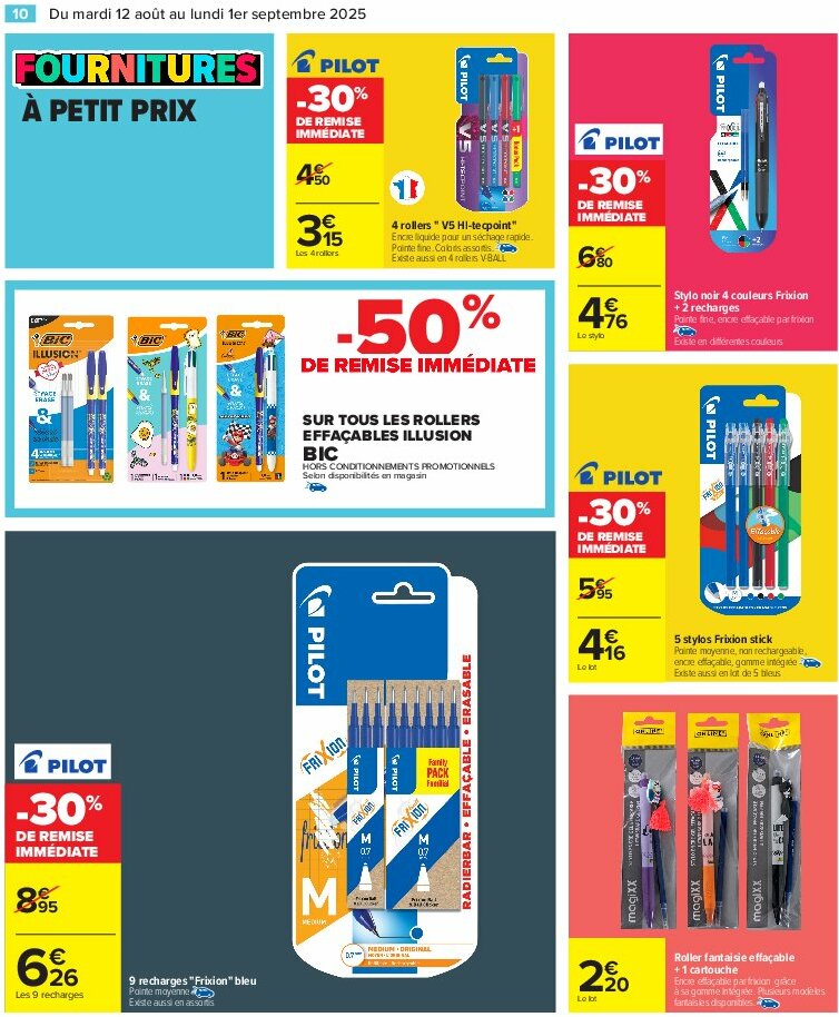 carrefour - Catalogue Carrefour - 80% D'Économies valable du 12/08 au 01/09 - page: 12