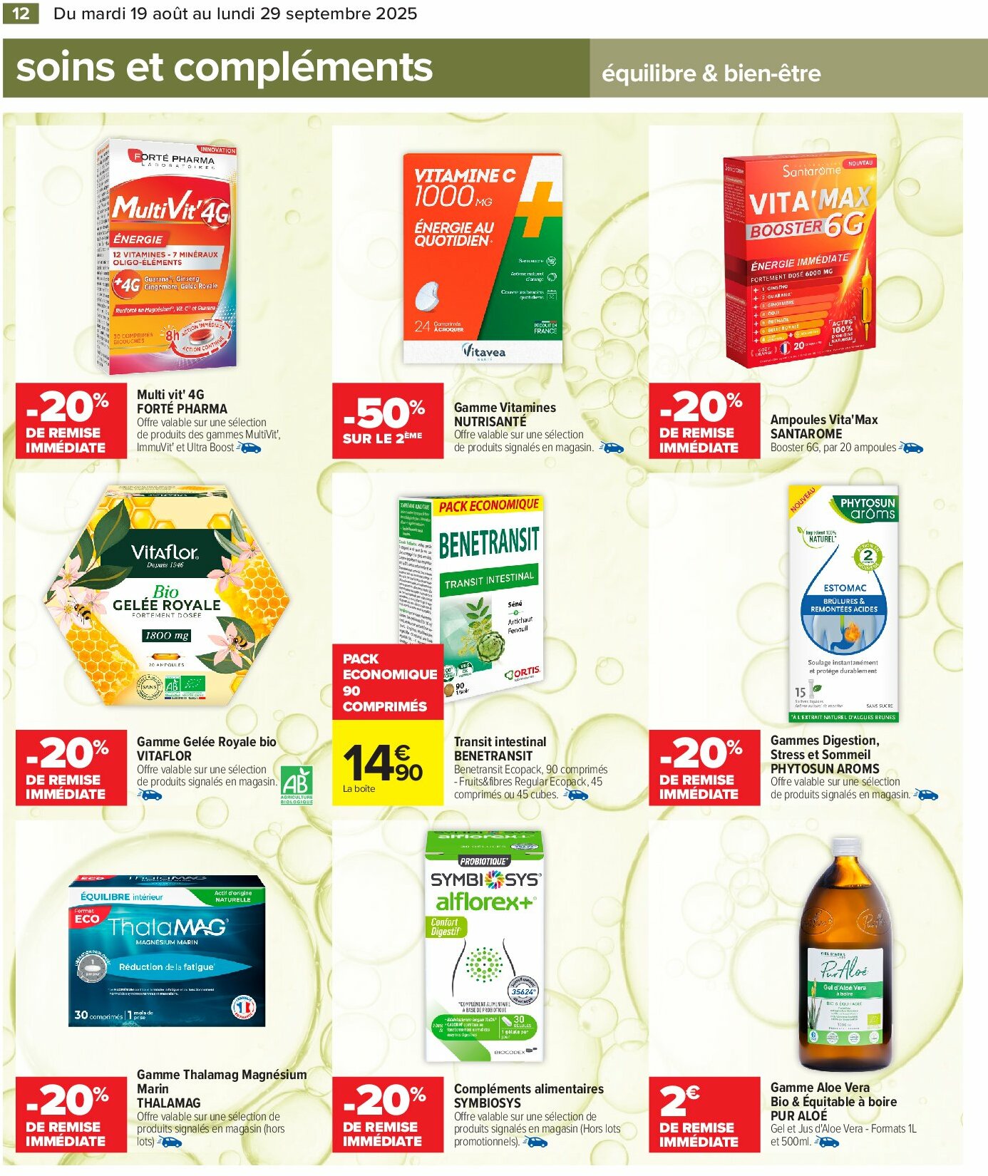 carrefour - Catalogue Carrefour - Parapharmacie-Beauté valable du 19/08 au 29/09 - page: 14