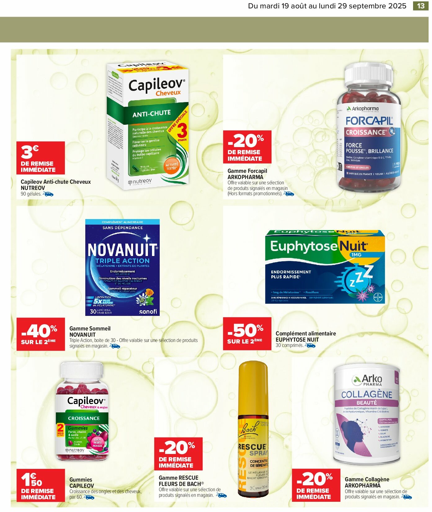 carrefour - Catalogue Carrefour - Parapharmacie-Beauté valable du 19/08 au 29/09 - page: 15