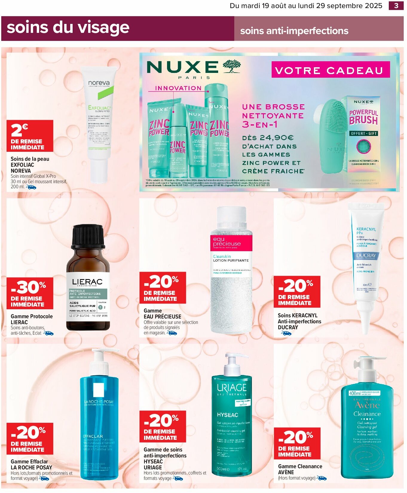 carrefour - Catalogue Carrefour - Parapharmacie-Beauté valable du 19/08 au 29/09 - page: 5