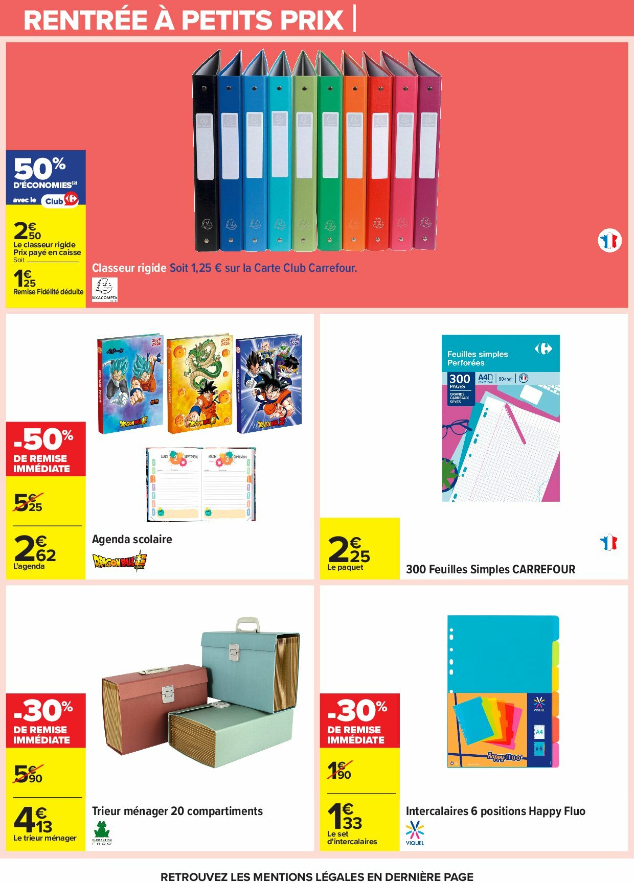 carrefour - Catalogue Carrefour valable du 18/08 au 01/09 - page: 74