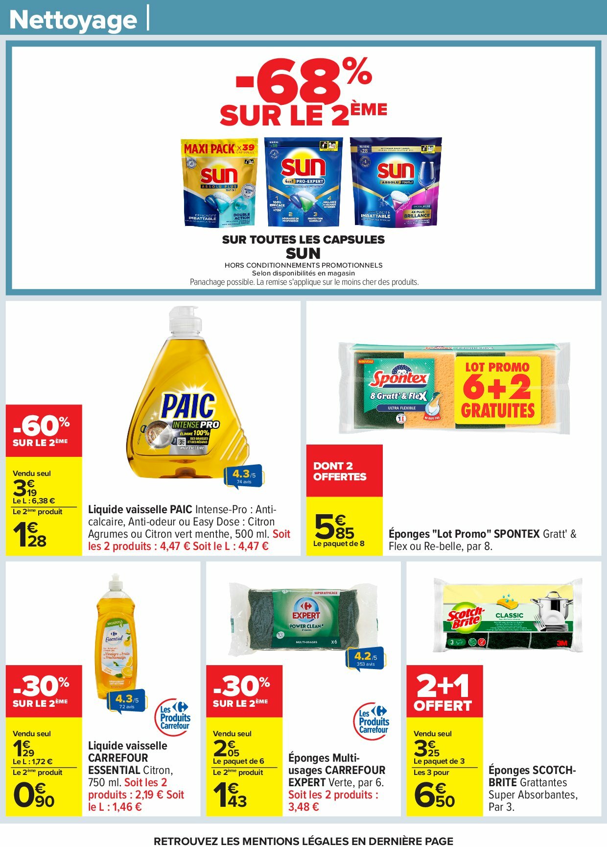 carrefour - Catalogue Carrefour valable du 18/08 au 01/09 - page: 54