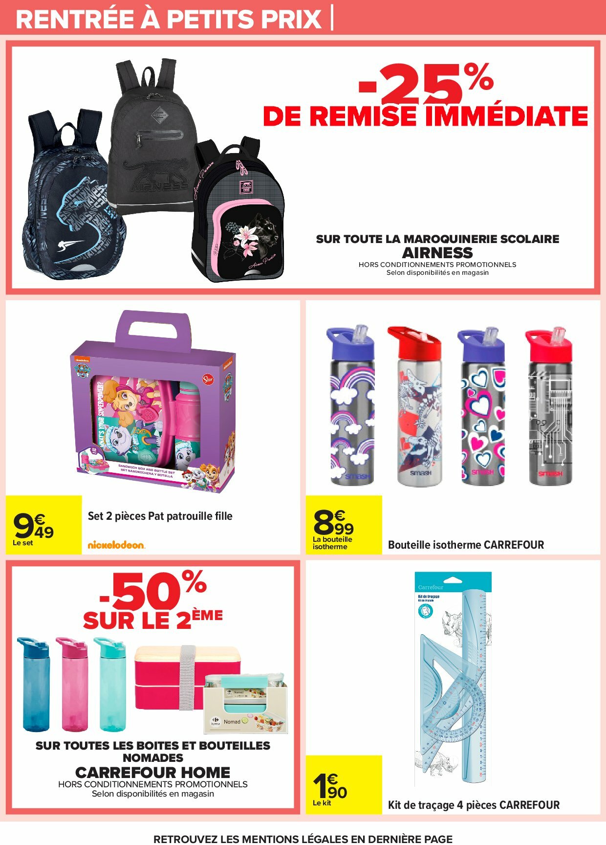 carrefour - Catalogue Carrefour valable du 18/08 au 01/09 - page: 70