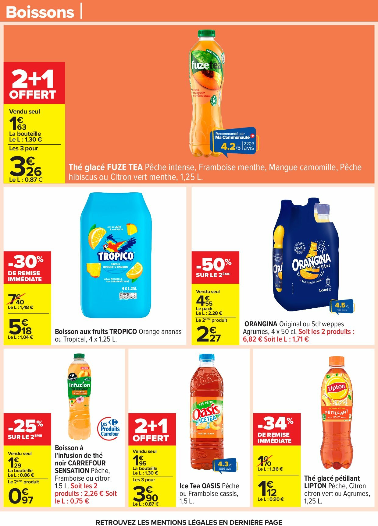carrefour - Catalogue Carrefour valable du 18/08 au 01/09 - page: 35