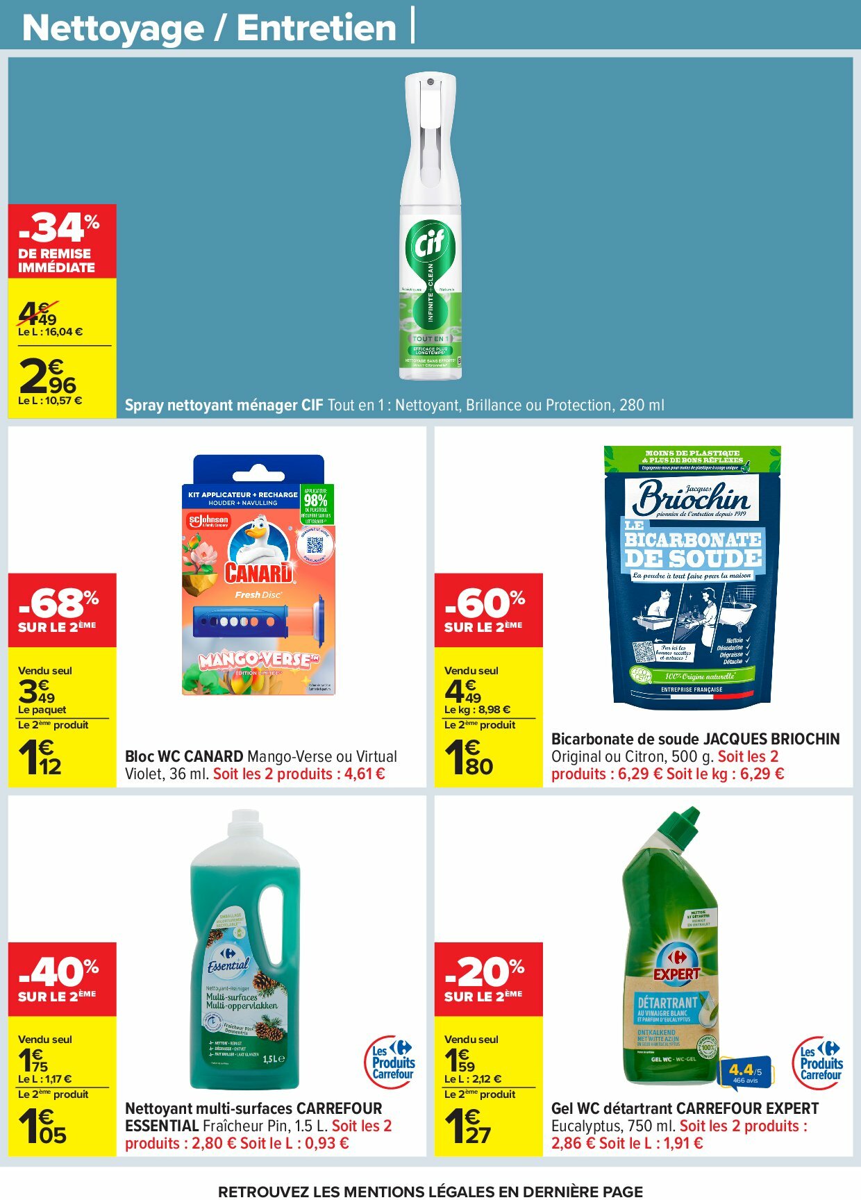carrefour - Catalogue Carrefour valable du 18/08 au 01/09 - page: 56