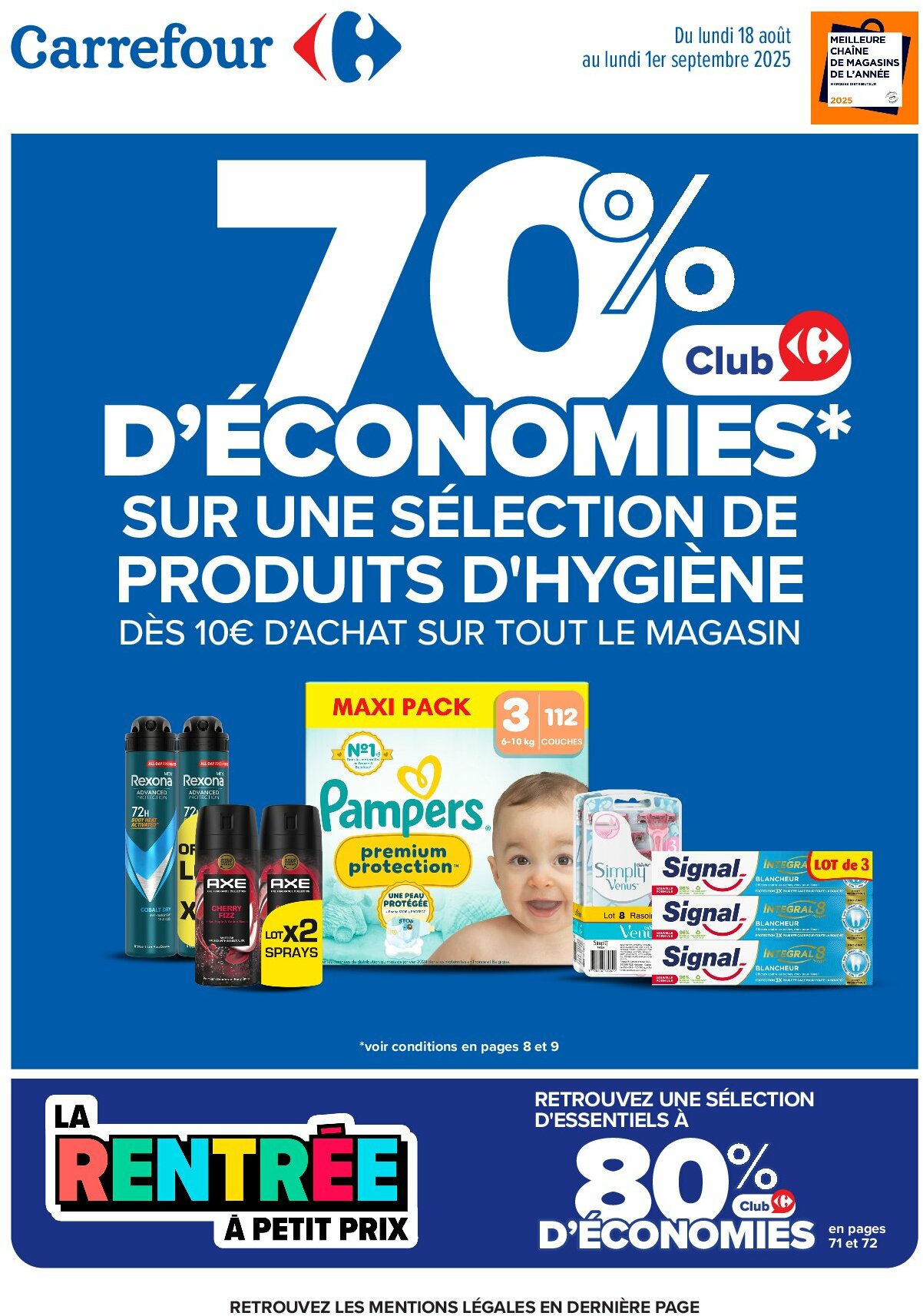 carrefour - Catalogue Carrefour valable du 18/08 au 01/09
