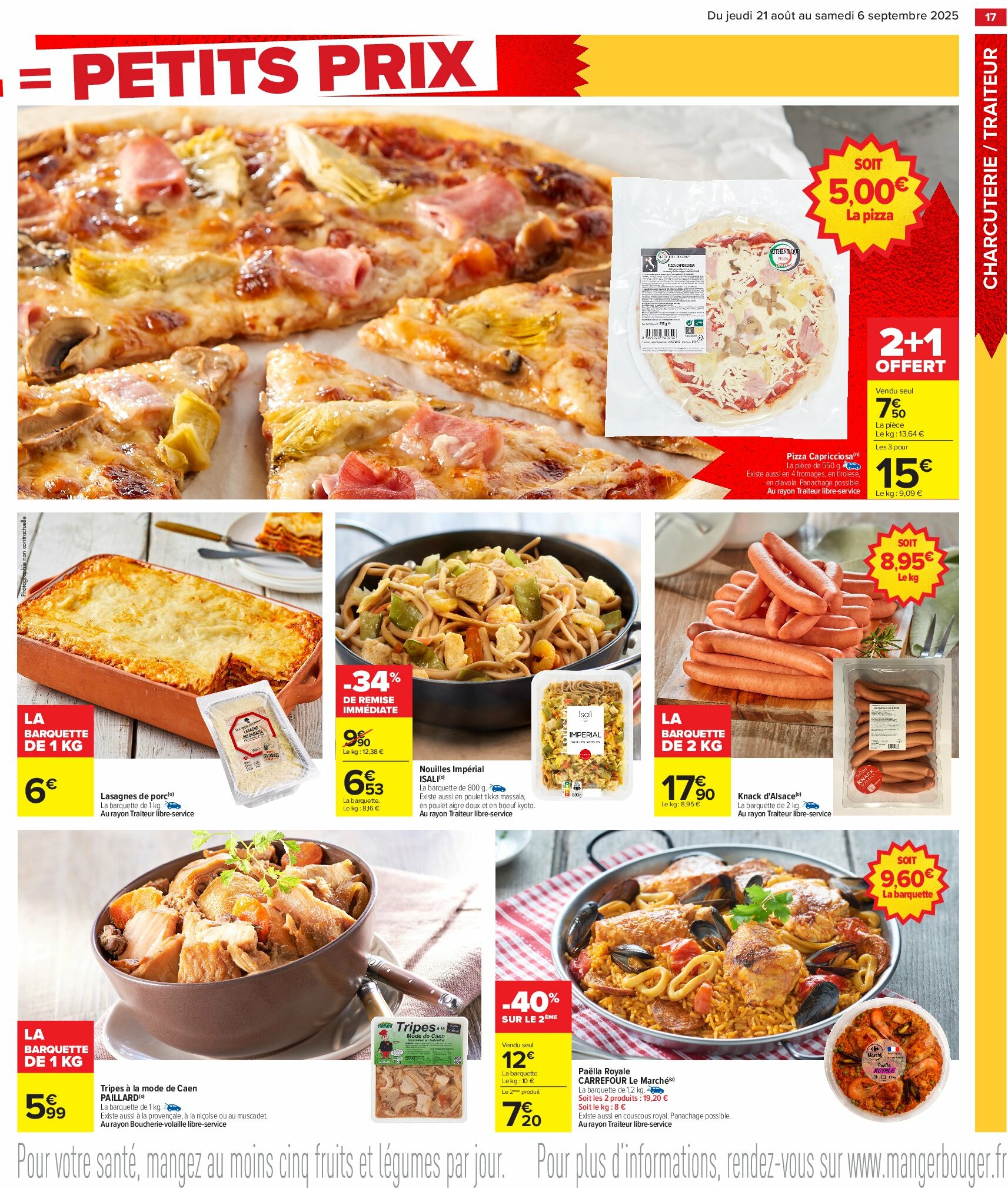carrefour - Catalogue Carrefour - Gros volumes valable du 21/08 au 06/09 - page: 19