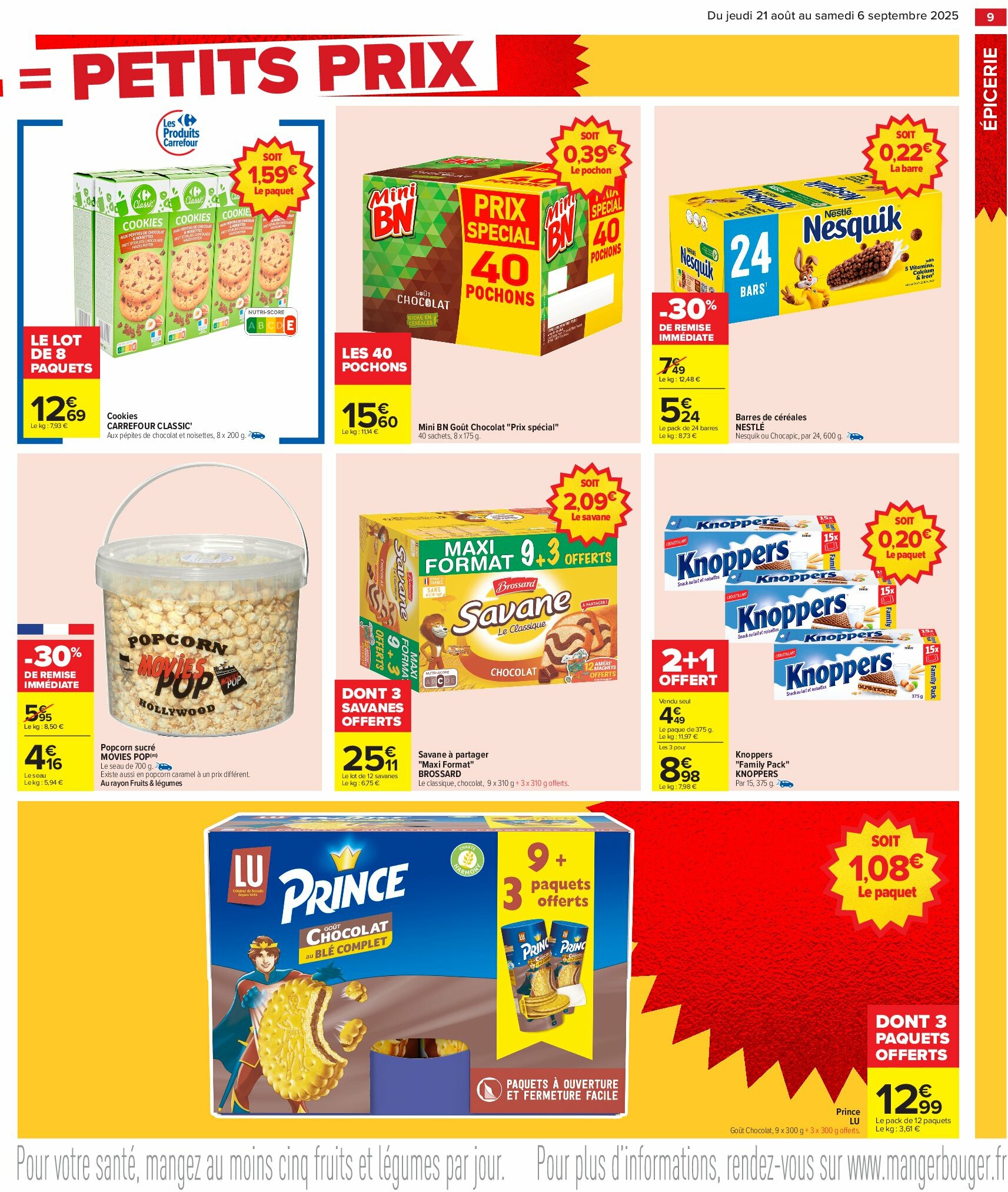 carrefour - Catalogue Carrefour - Gros volumes valable du 21/08 au 06/09 - page: 11