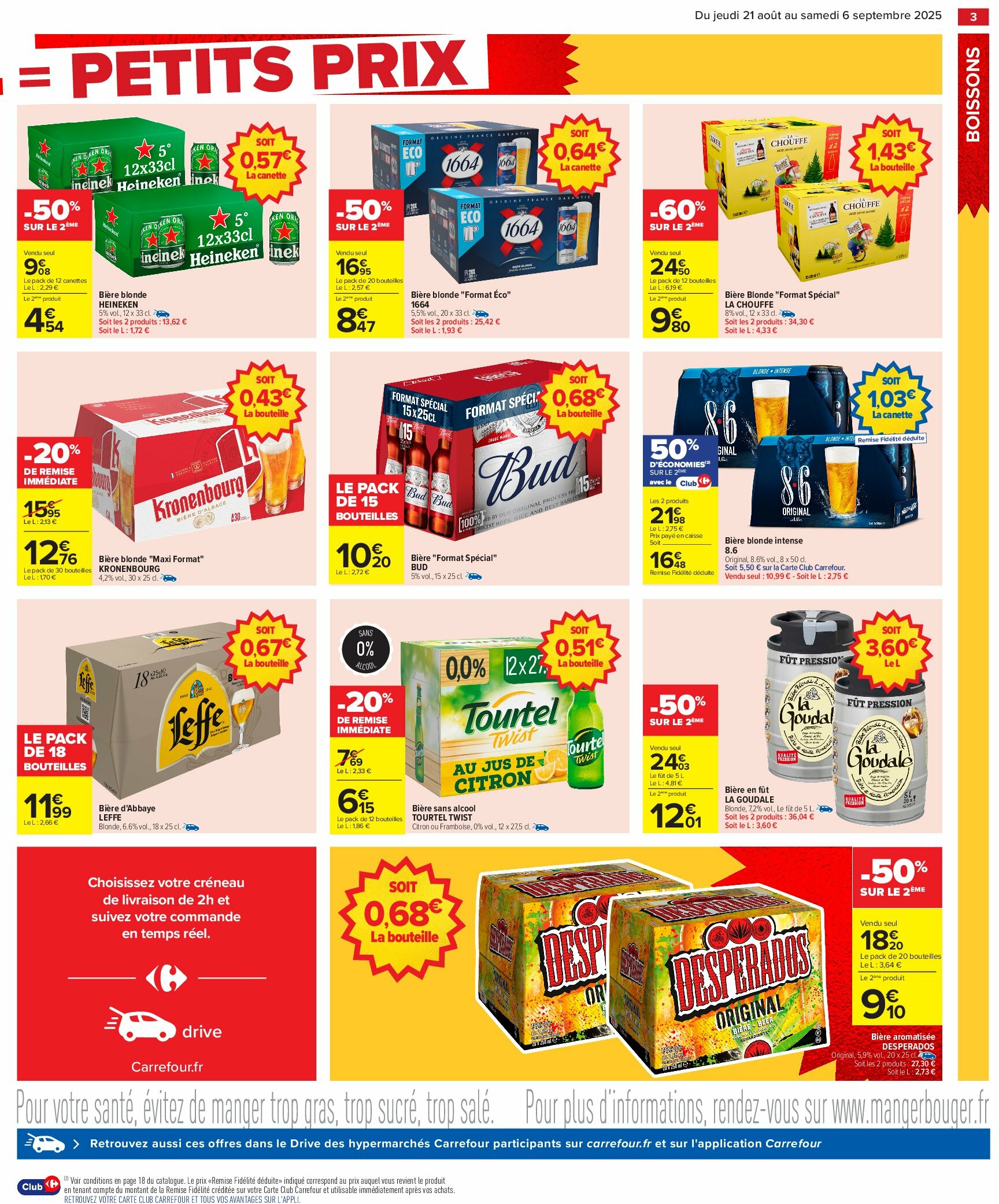 carrefour - Catalogue Carrefour - Gros volumes valable du 21/08 au 06/09 - page: 5