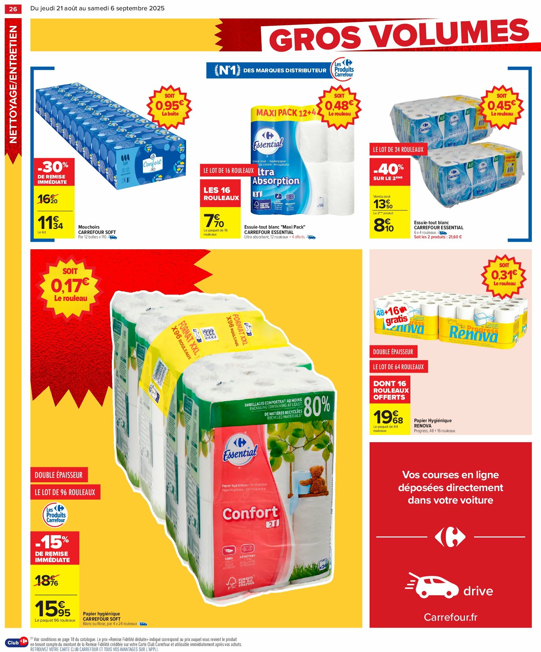 carrefour - Catalogue Carrefour - Gros volumes valable du 21/08 au 06/09 - page: 28