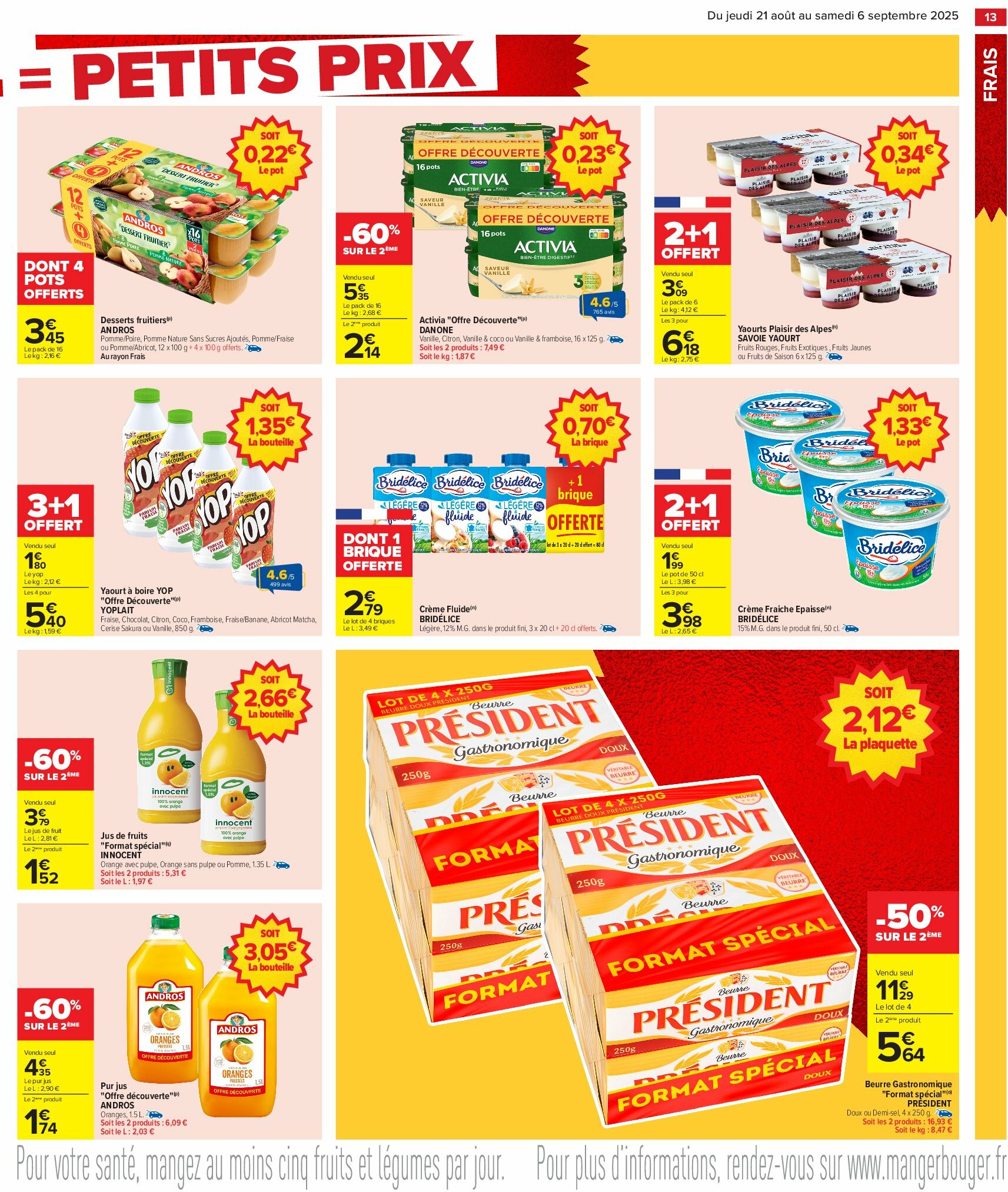 carrefour - Catalogue Carrefour - Gros volumes valable du 21/08 au 06/09 - page: 15