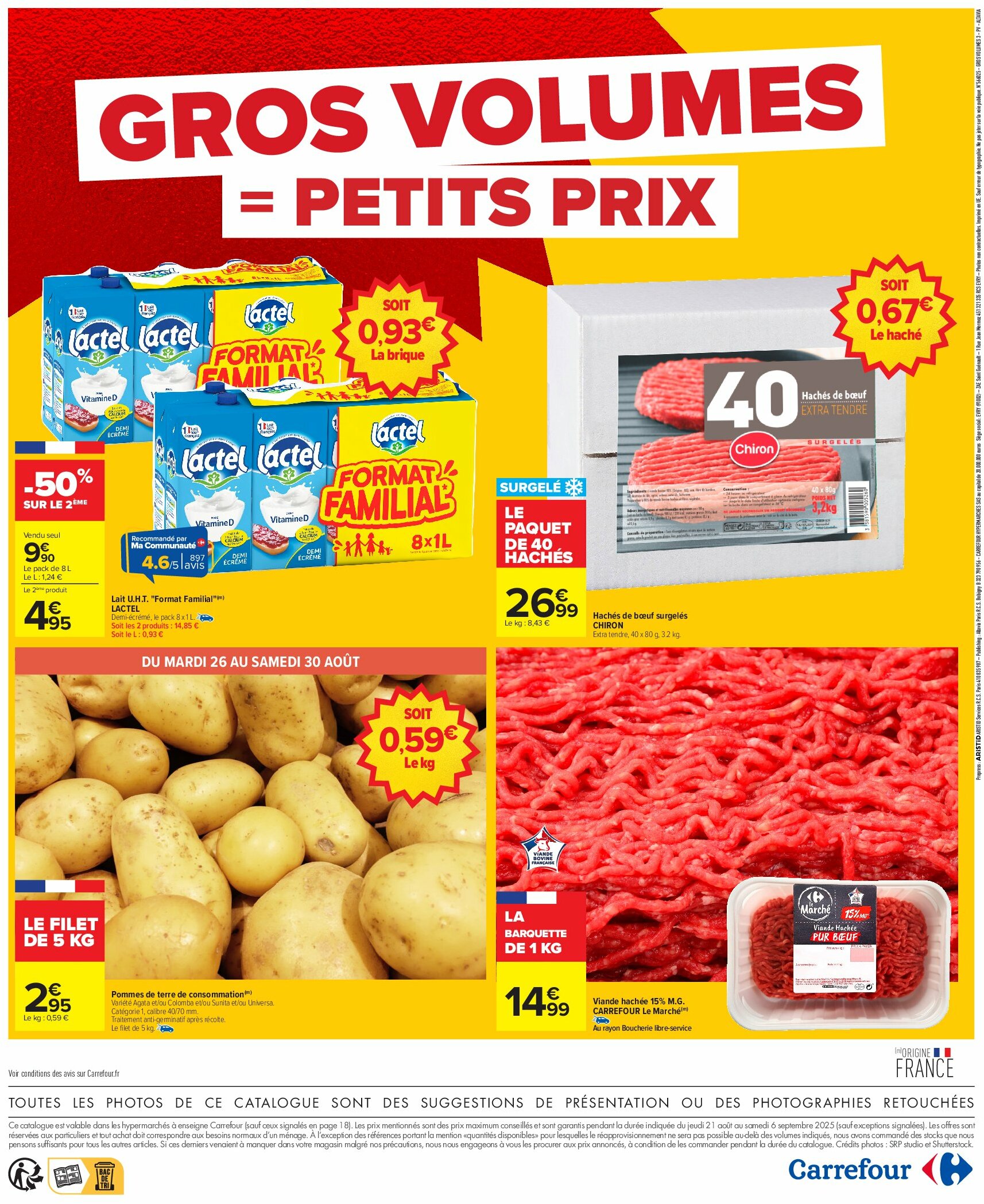 carrefour - Catalogue Carrefour - Gros volumes valable du 21/08 au 06/09 - page: 2