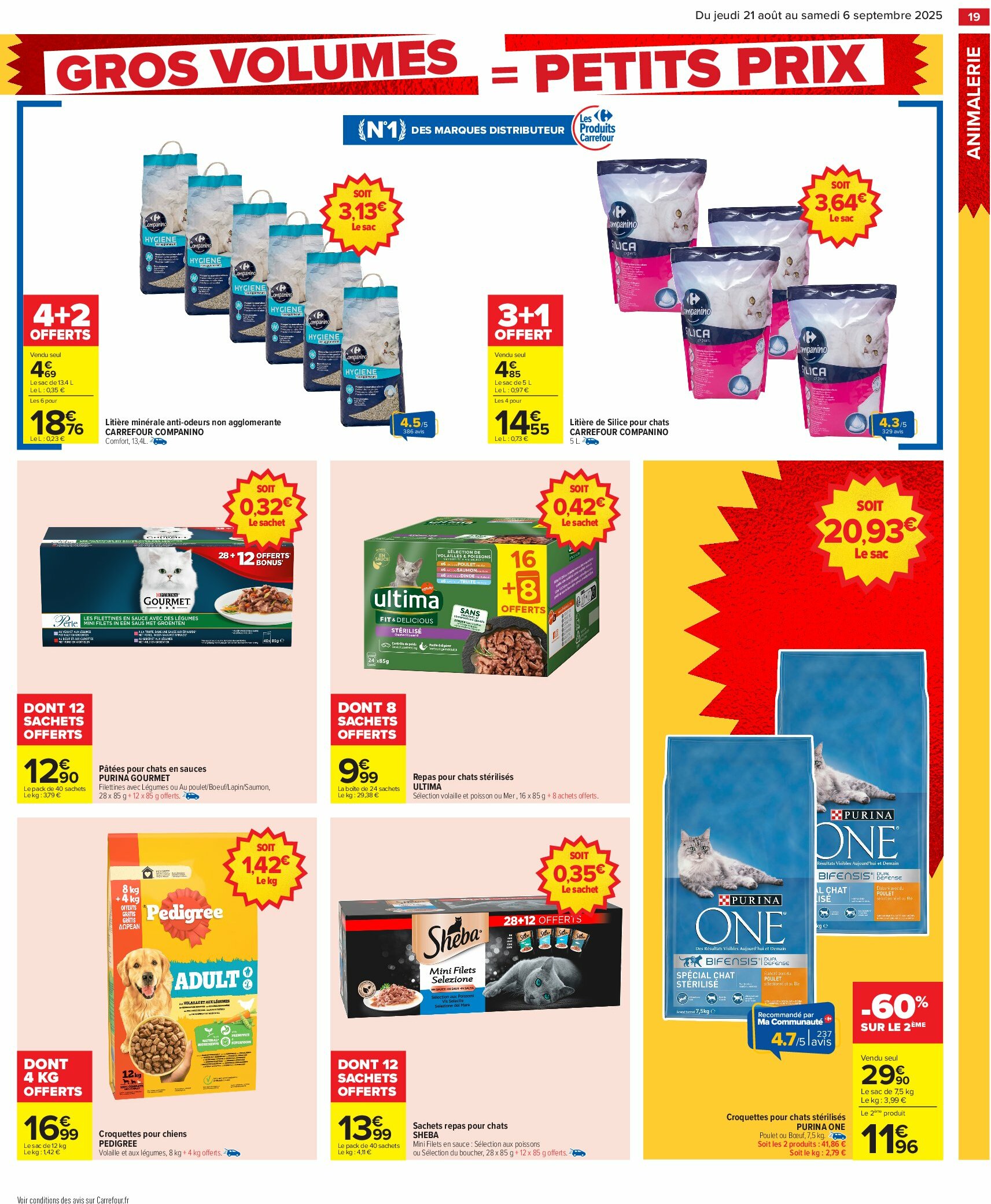 carrefour - Catalogue Carrefour - Gros volumes valable du 21/08 au 06/09 - page: 21