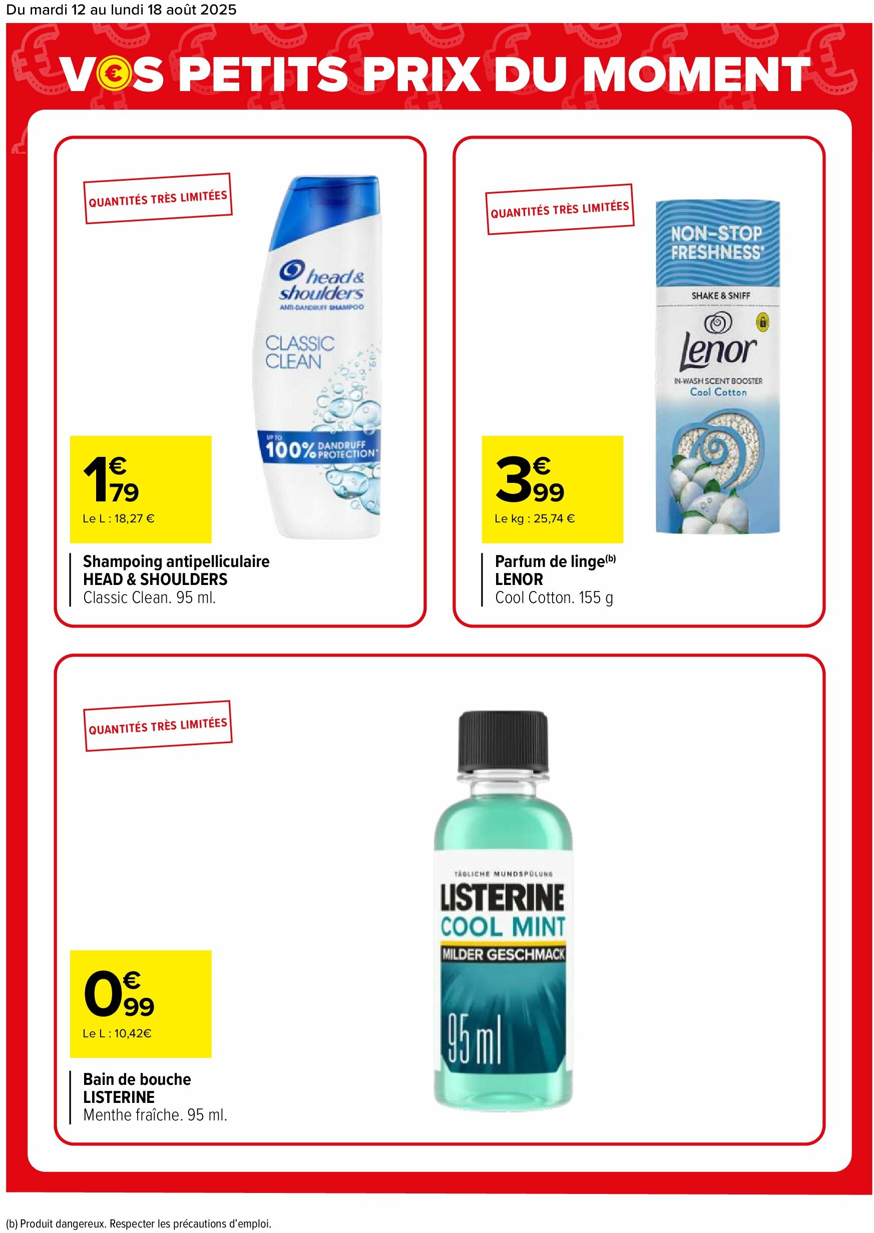 carrefour - Catalogue Carrefour - Vos petits prix du moment valable du 12/08 au 18/08 - page: 2