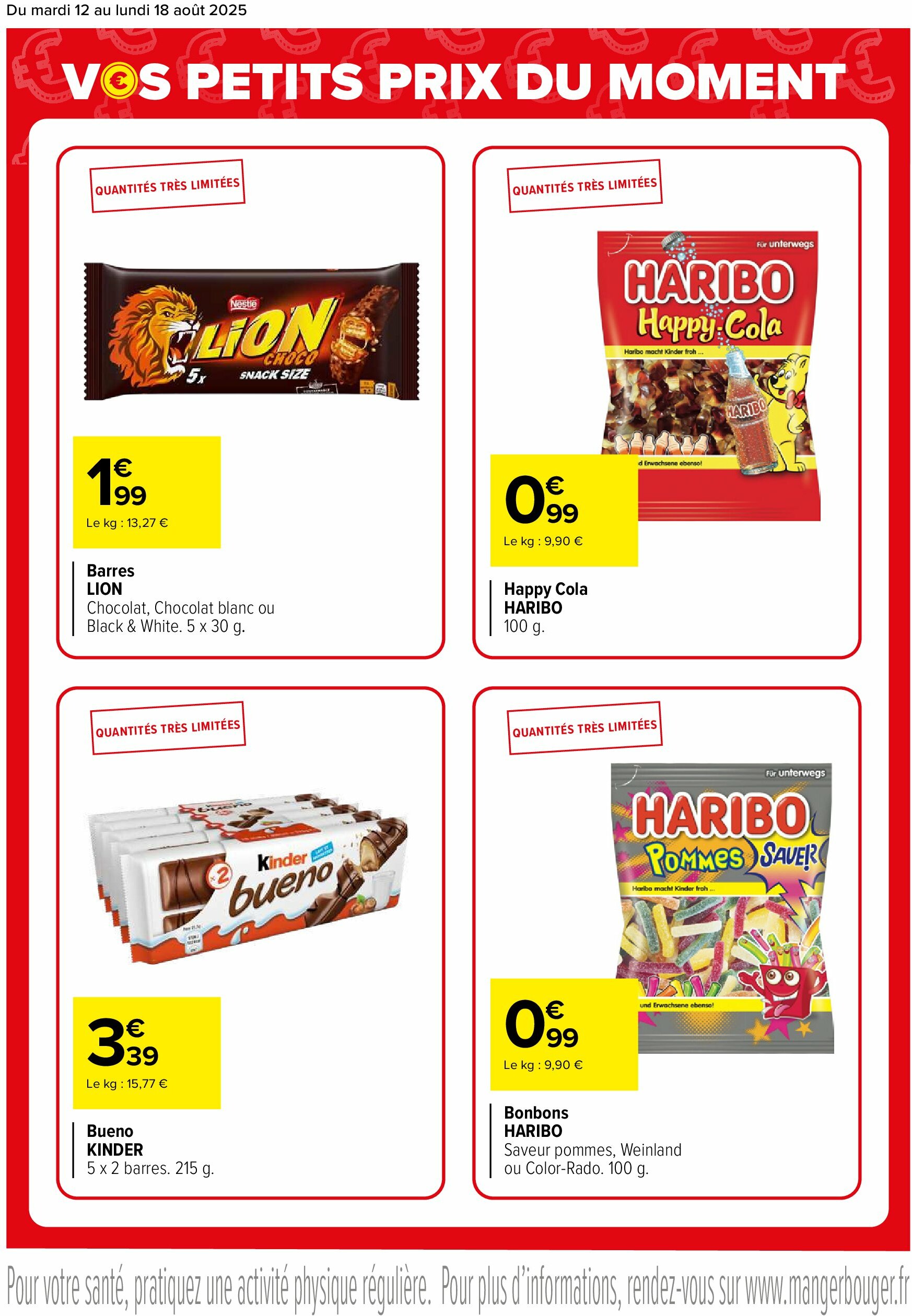 carrefour - Catalogue Carrefour - Vos petits prix du moment valable du 12/08 au 18/08 - page: 3