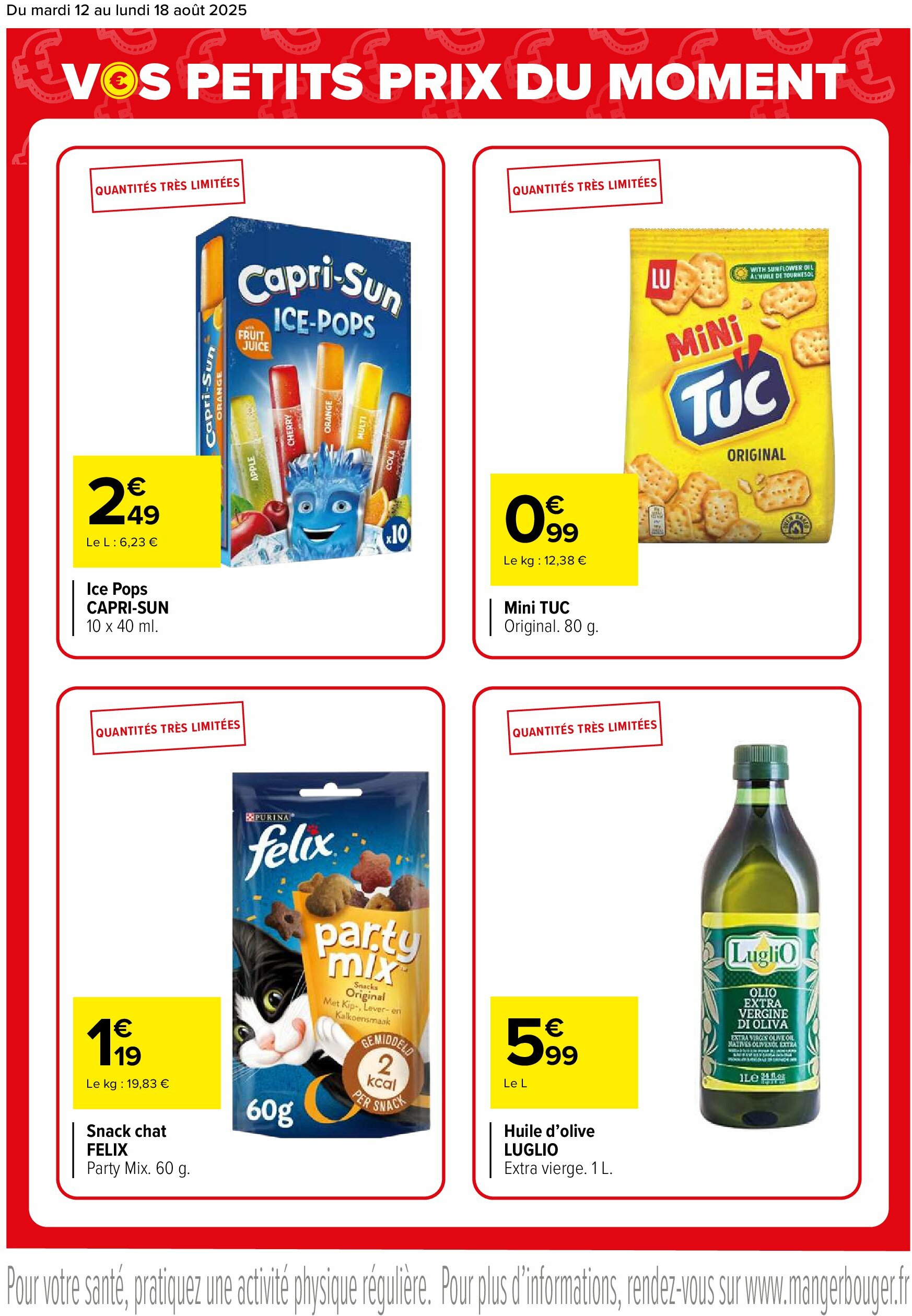 carrefour - Catalogue Carrefour - Vos petits prix du moment valable du 12/08 au 18/08 - page: 5