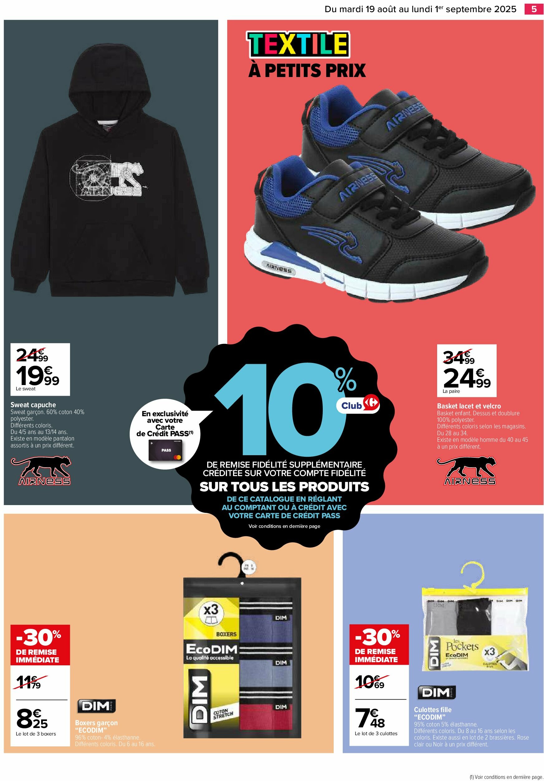 carrefour - Catalogue Carrefour - La Rentrée valable du 19/08 au 01/09 - page: 5