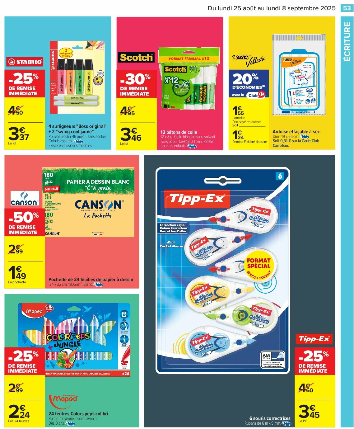 carrefour - Catalogue Carrefour valable du 25/08 au 08/09 - page: 55 carrefour - Catalogue Carrefour valable du 25/08 au 08/09 - page: 55
