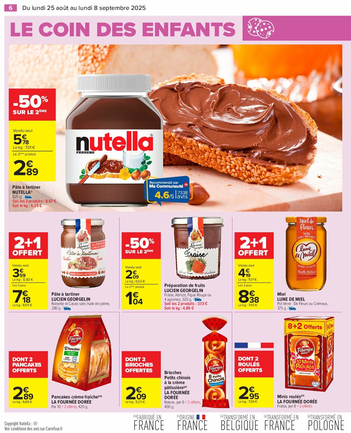 carrefour - Catalogue Carrefour valable du 25/08 au 08/09 - page: 8 carrefour - Catalogue Carrefour valable du 25/08 au 08/09 - page: 8