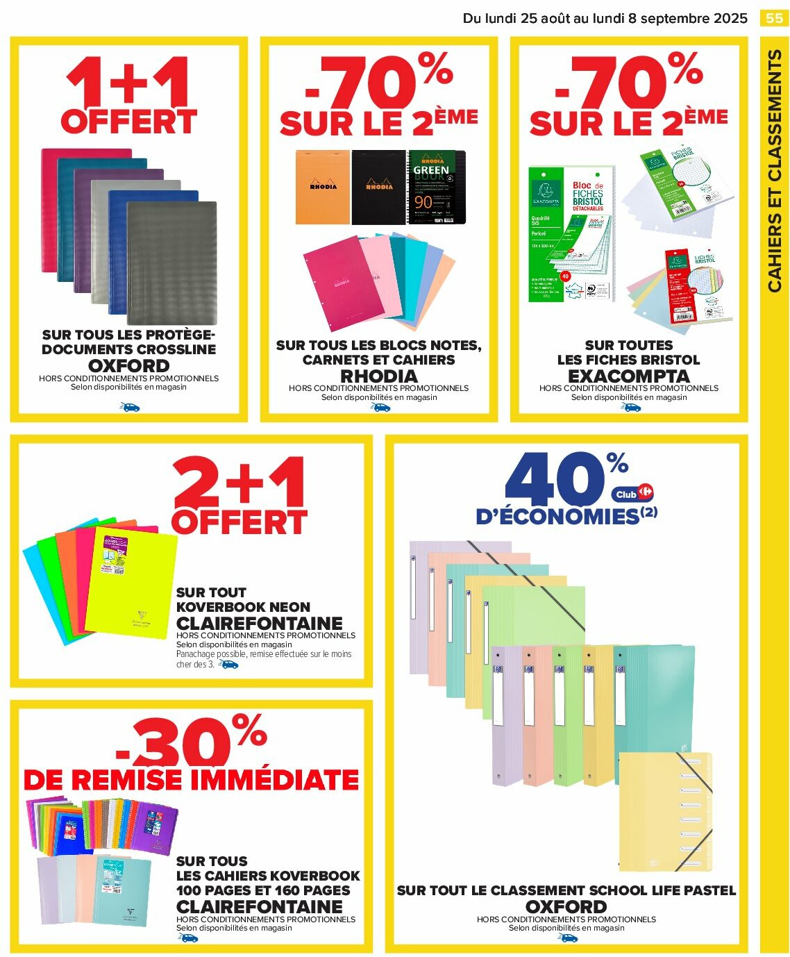 carrefour - Catalogue Carrefour valable du 25/08 au 08/09 - page: 57 carrefour - Catalogue Carrefour valable du 25/08 au 08/09 - page: 57