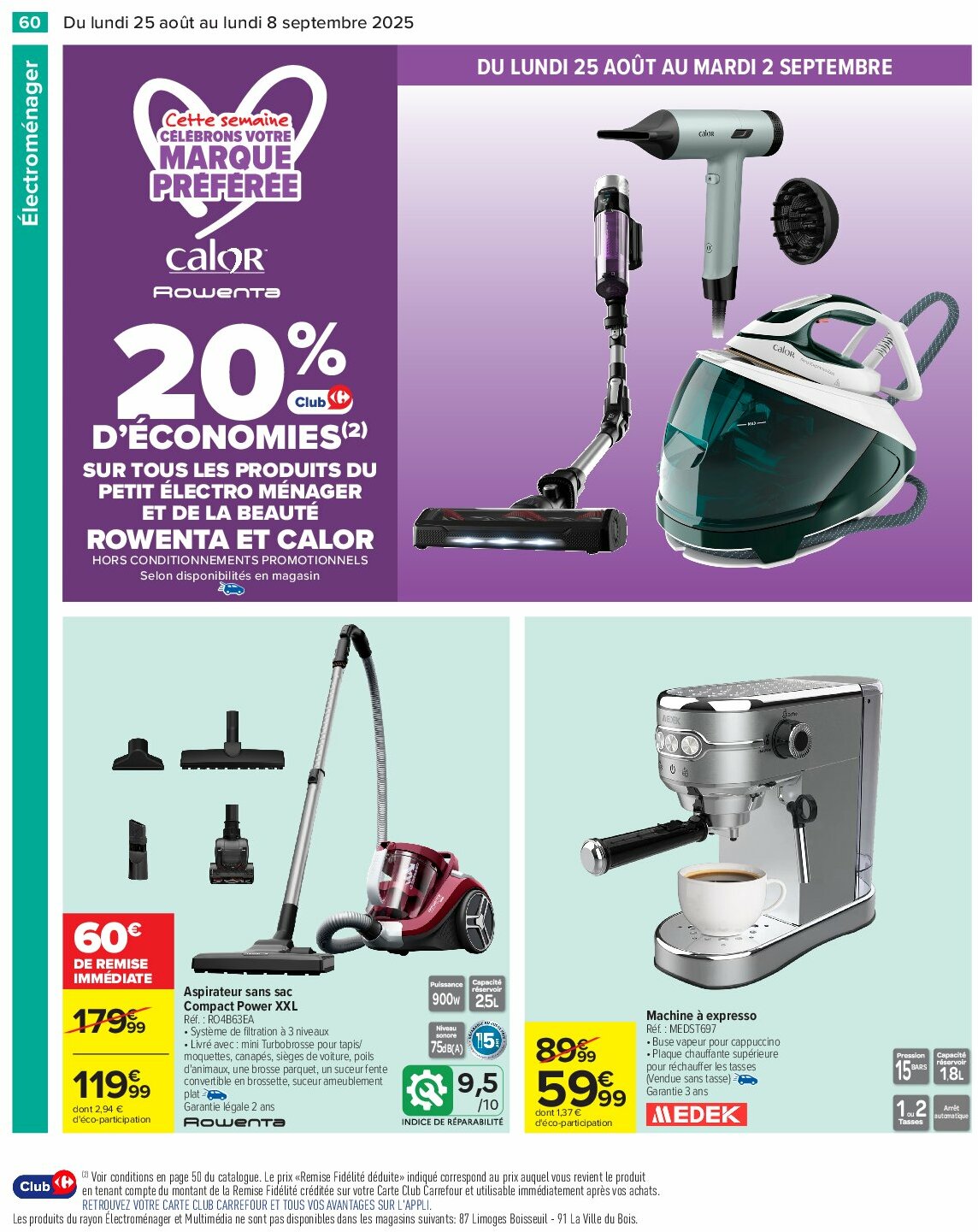 carrefour - Catalogue Carrefour valable du 25/08 au 08/09 - page: 62 carrefour - Catalogue Carrefour valable du 25/08 au 08/09 - page: 62