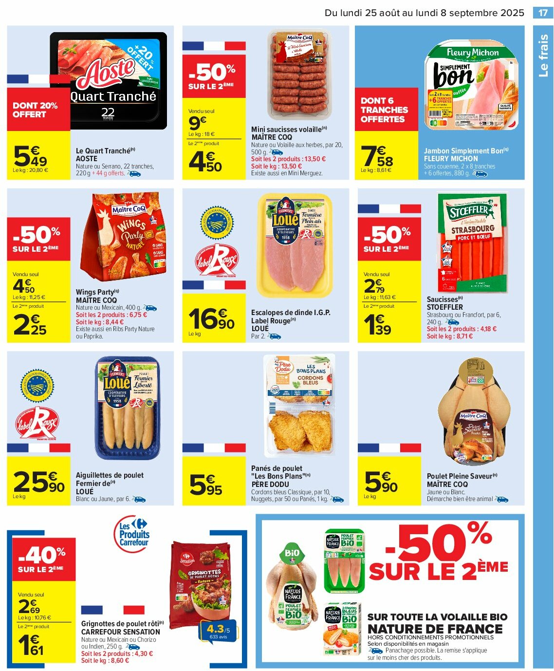 carrefour - Catalogue Carrefour valable du 25/08 au 08/09 - page: 19 carrefour - Catalogue Carrefour valable du 25/08 au 08/09 - page: 19