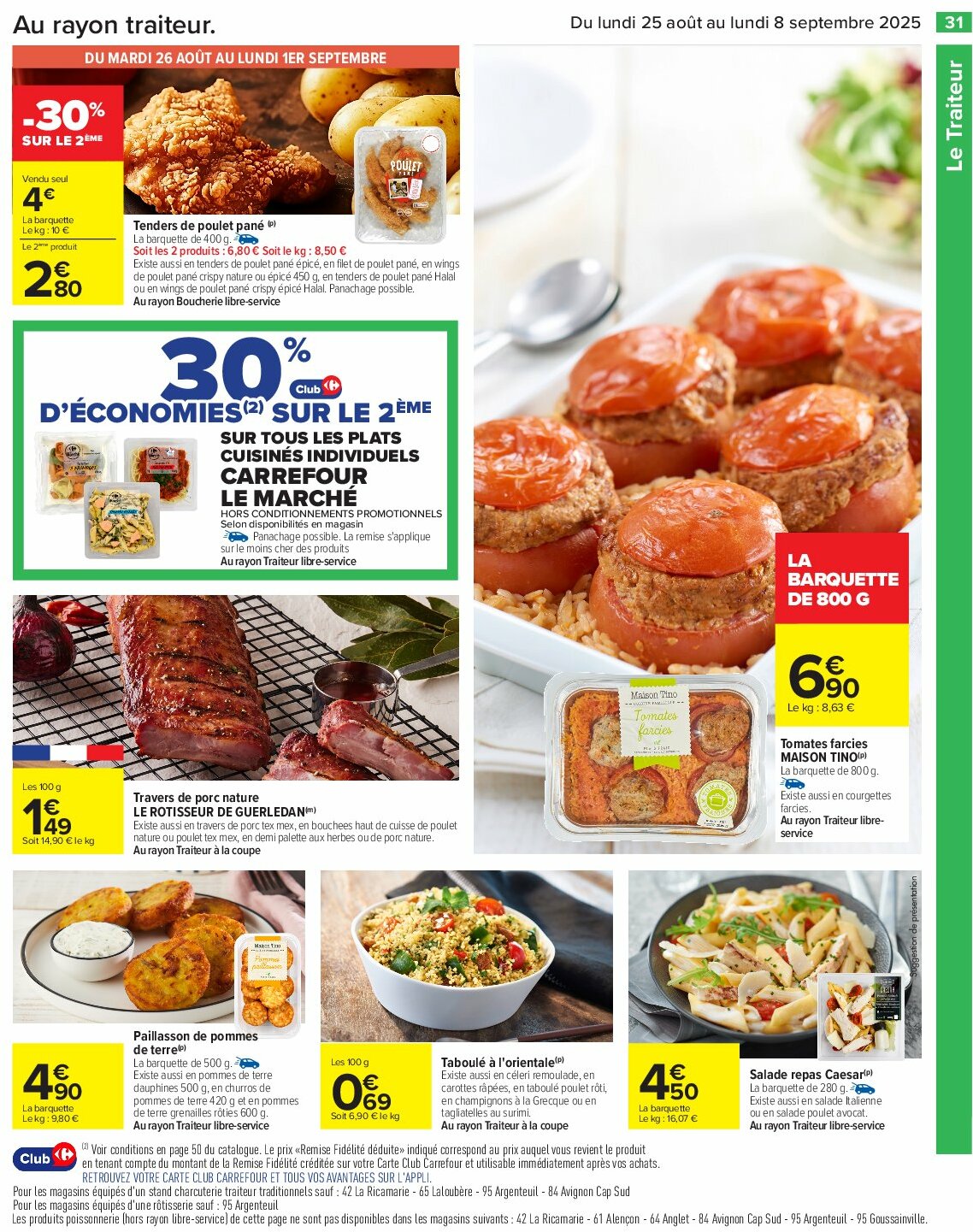 carrefour - Catalogue Carrefour valable du 25/08 au 08/09 - page: 33 carrefour - Catalogue Carrefour valable du 25/08 au 08/09 - page: 33