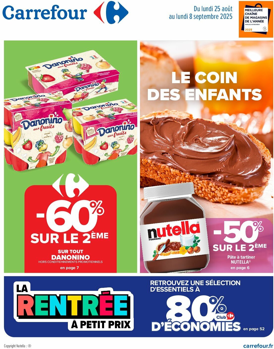 carrefour - Catalogue Carrefour valable du 25/08 au 08/09