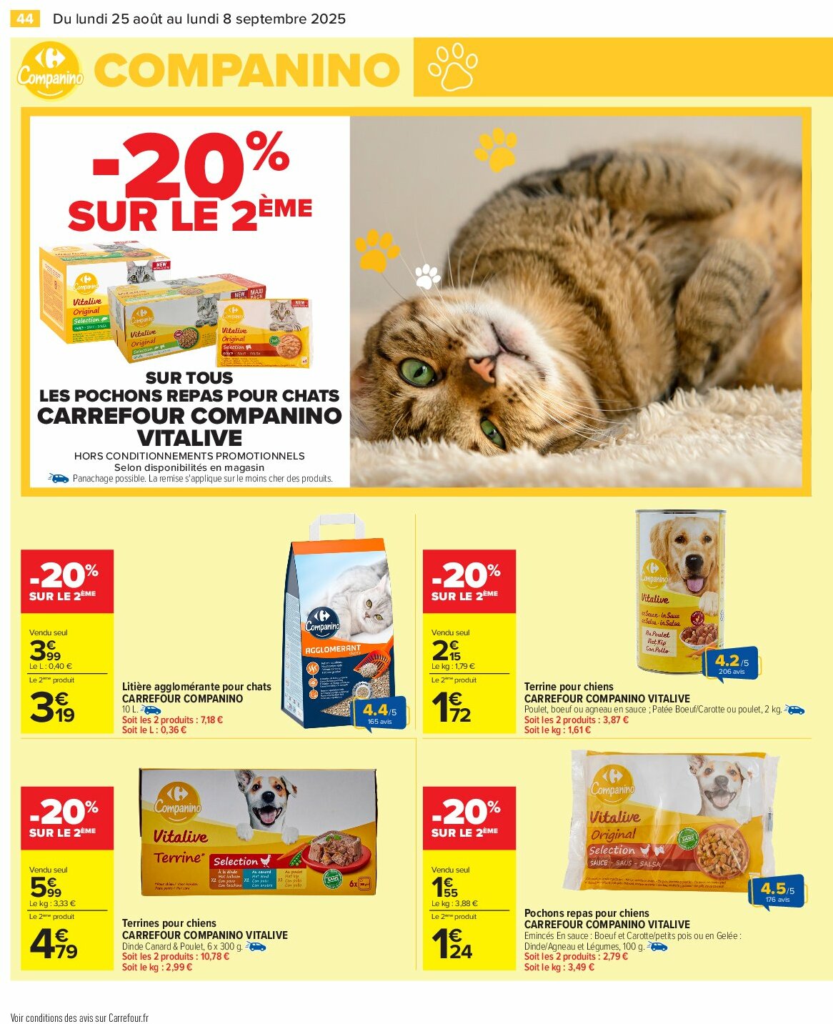 carrefour - Catalogue Carrefour valable du 25/08 au 08/09 - page: 46 carrefour - Catalogue Carrefour valable du 25/08 au 08/09 - page: 46