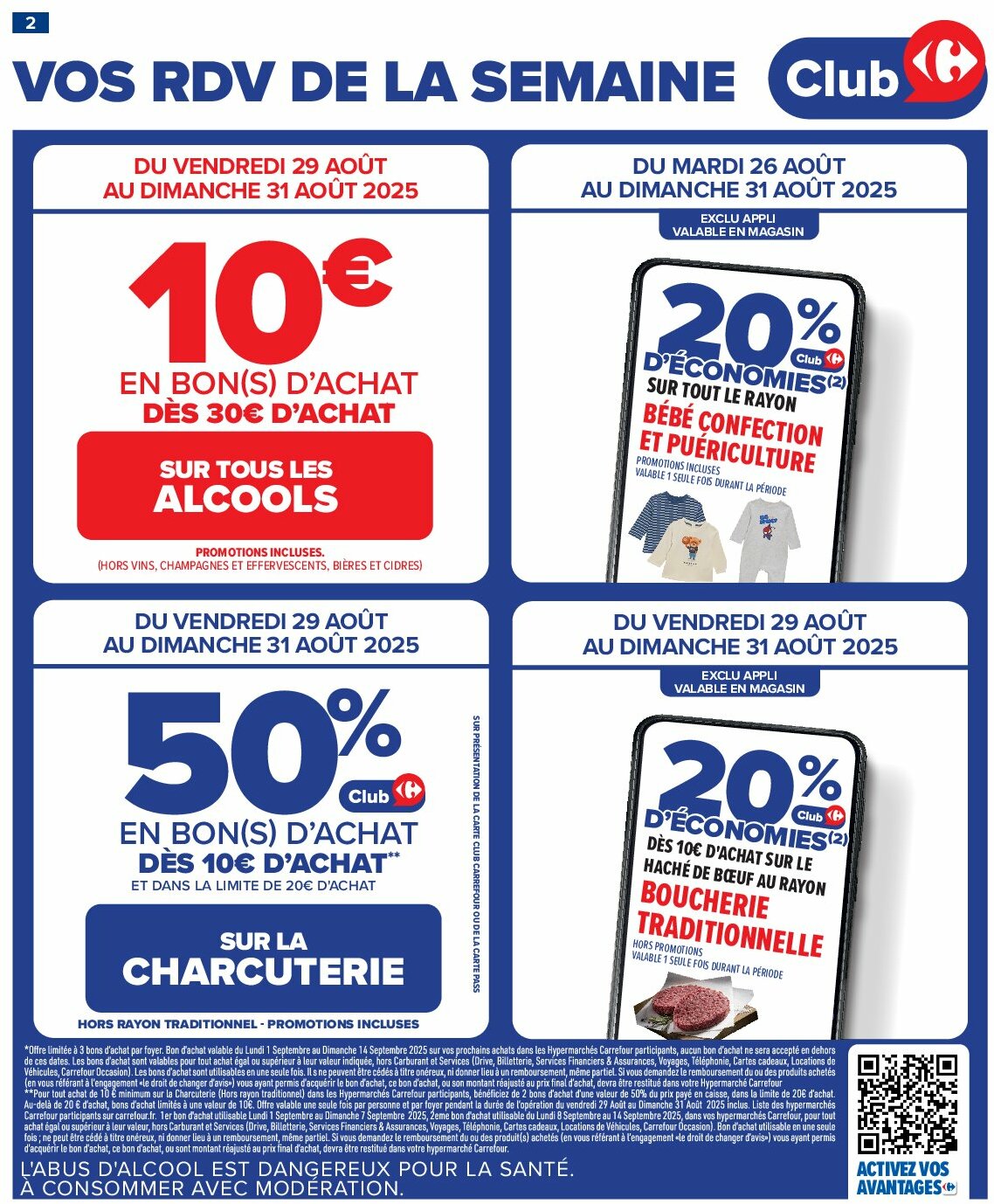 carrefour - Catalogue Carrefour valable du 25/08 au 08/09 - page: 4 carrefour - Catalogue Carrefour valable du 25/08 au 08/09 - page: 4