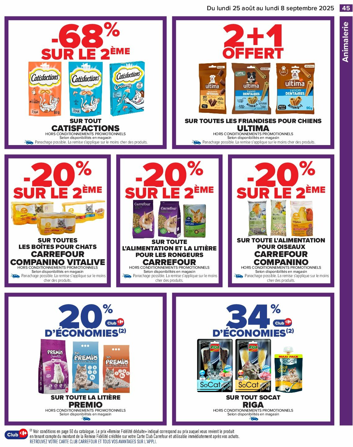 carrefour - Catalogue Carrefour valable du 25/08 au 08/09 - page: 47 carrefour - Catalogue Carrefour valable du 25/08 au 08/09 - page: 47