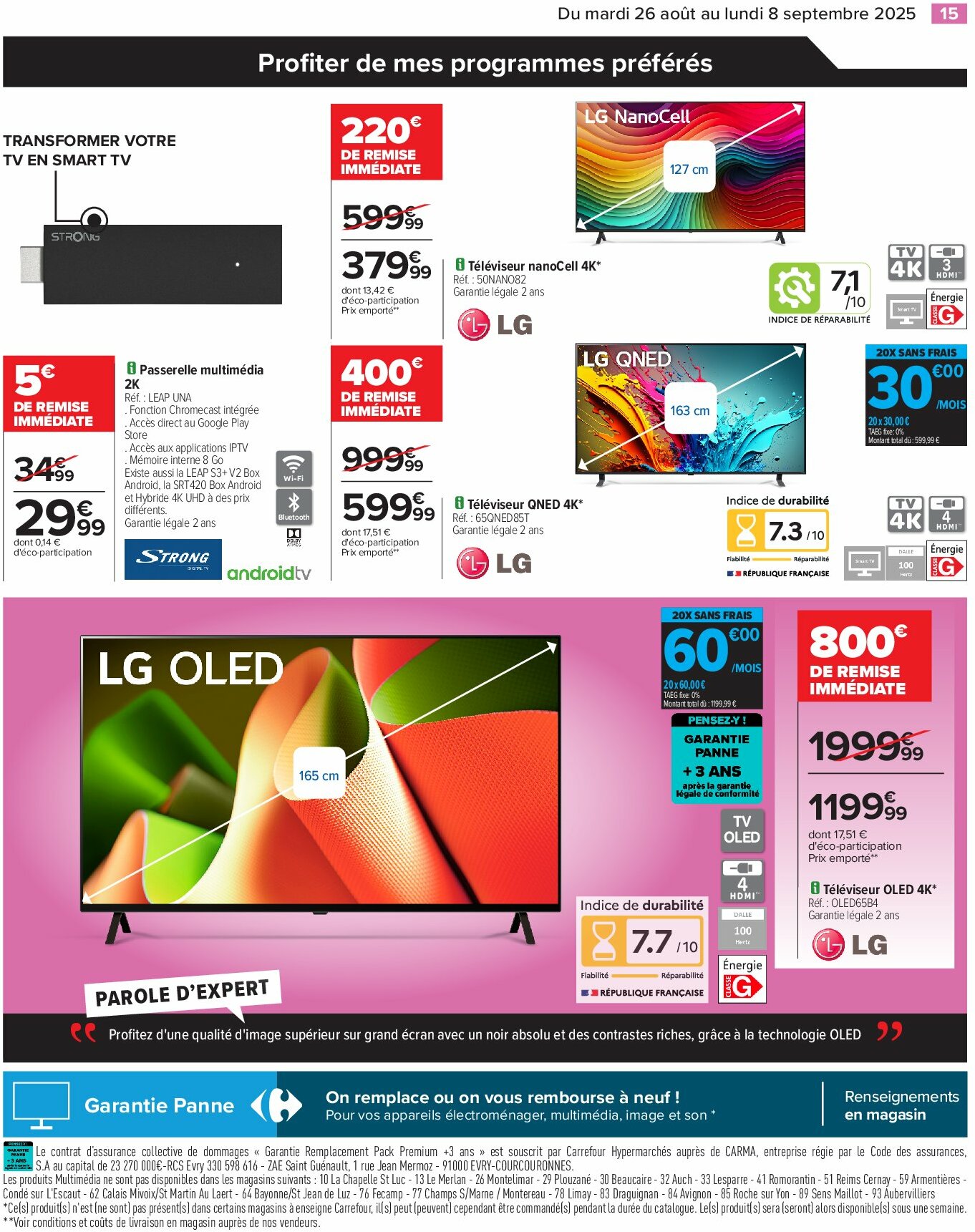 carrefour - Catalogue Carrefour - Électroménager valable du 26/08 au 08/09 - page: 17
