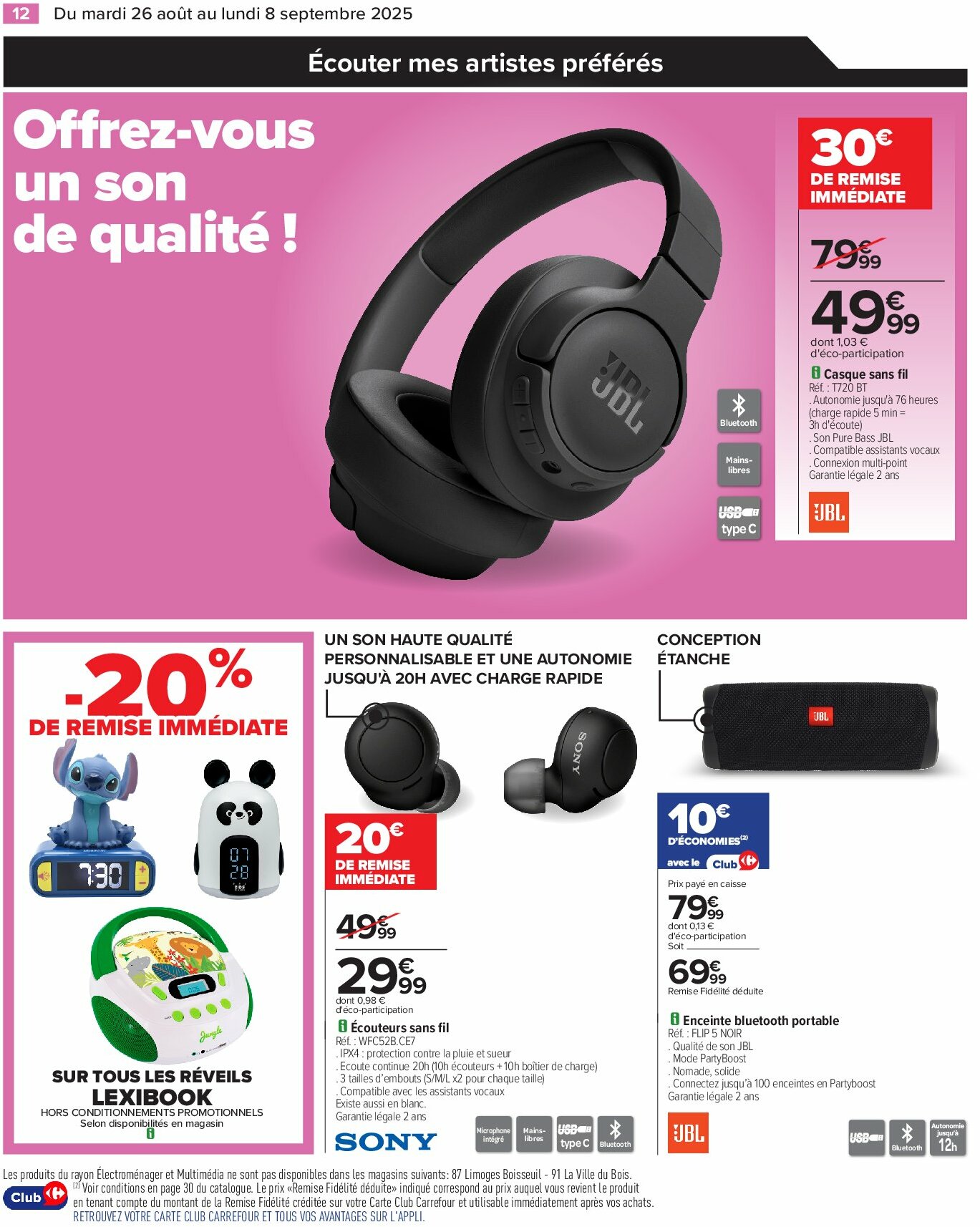 carrefour - Catalogue Carrefour - Électroménager valable du 26/08 au 08/09 - page: 14