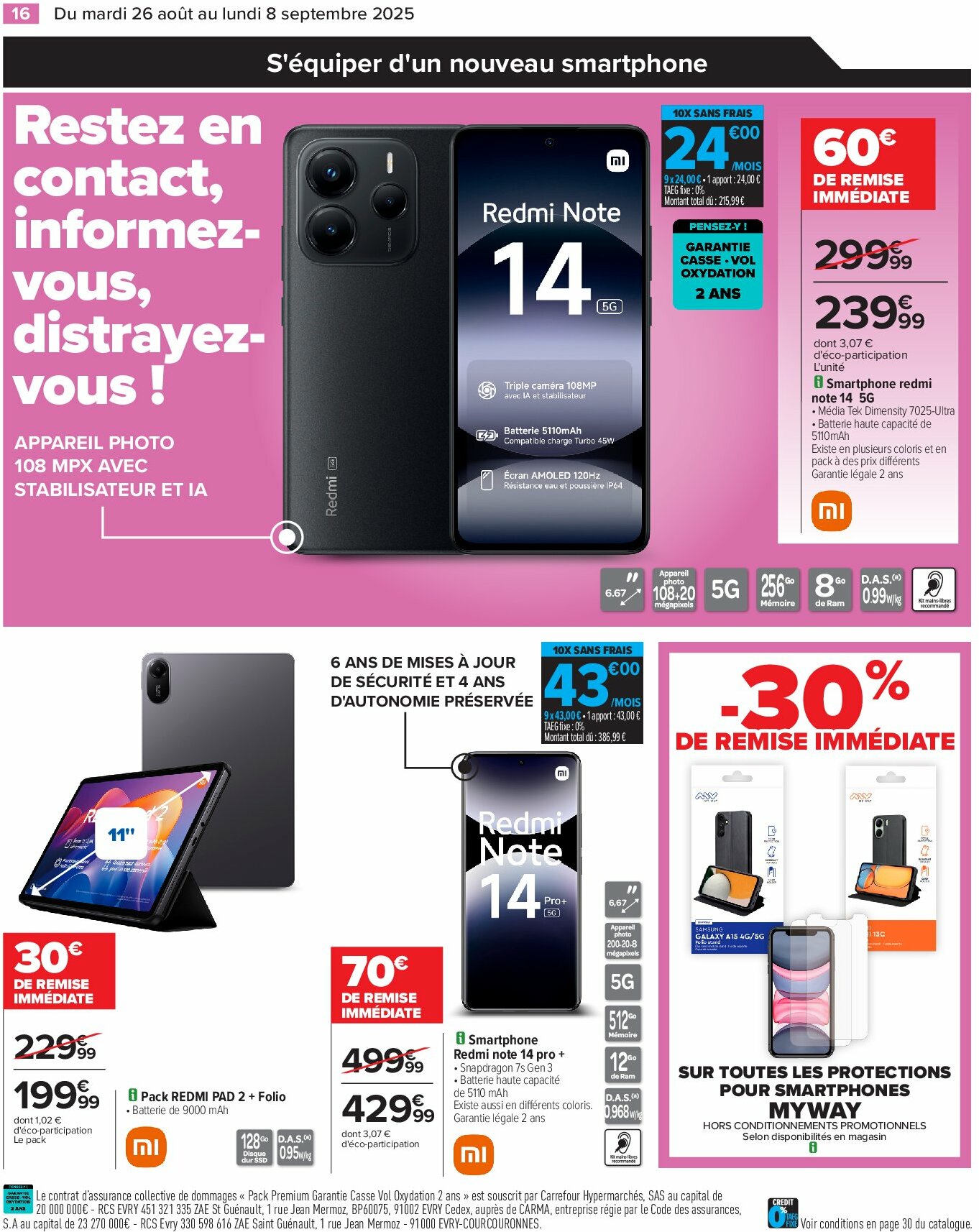 carrefour - Catalogue Carrefour - Électroménager valable du 26/08 au 08/09 - page: 18