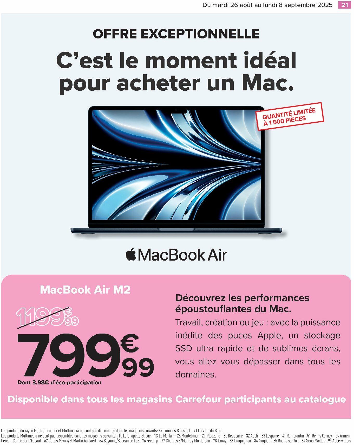 carrefour - Catalogue Carrefour - Électroménager valable du 26/08 au 08/09 - page: 23