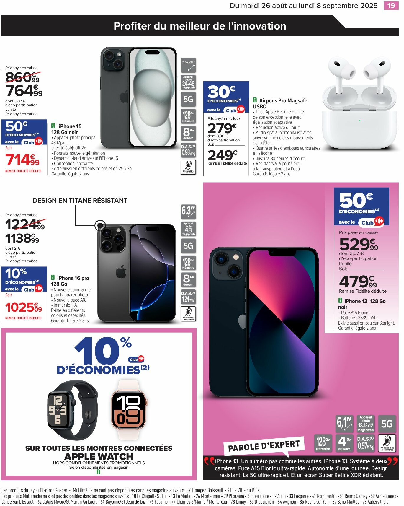 carrefour - Catalogue Carrefour - Électroménager valable du 26/08 au 08/09 - page: 21