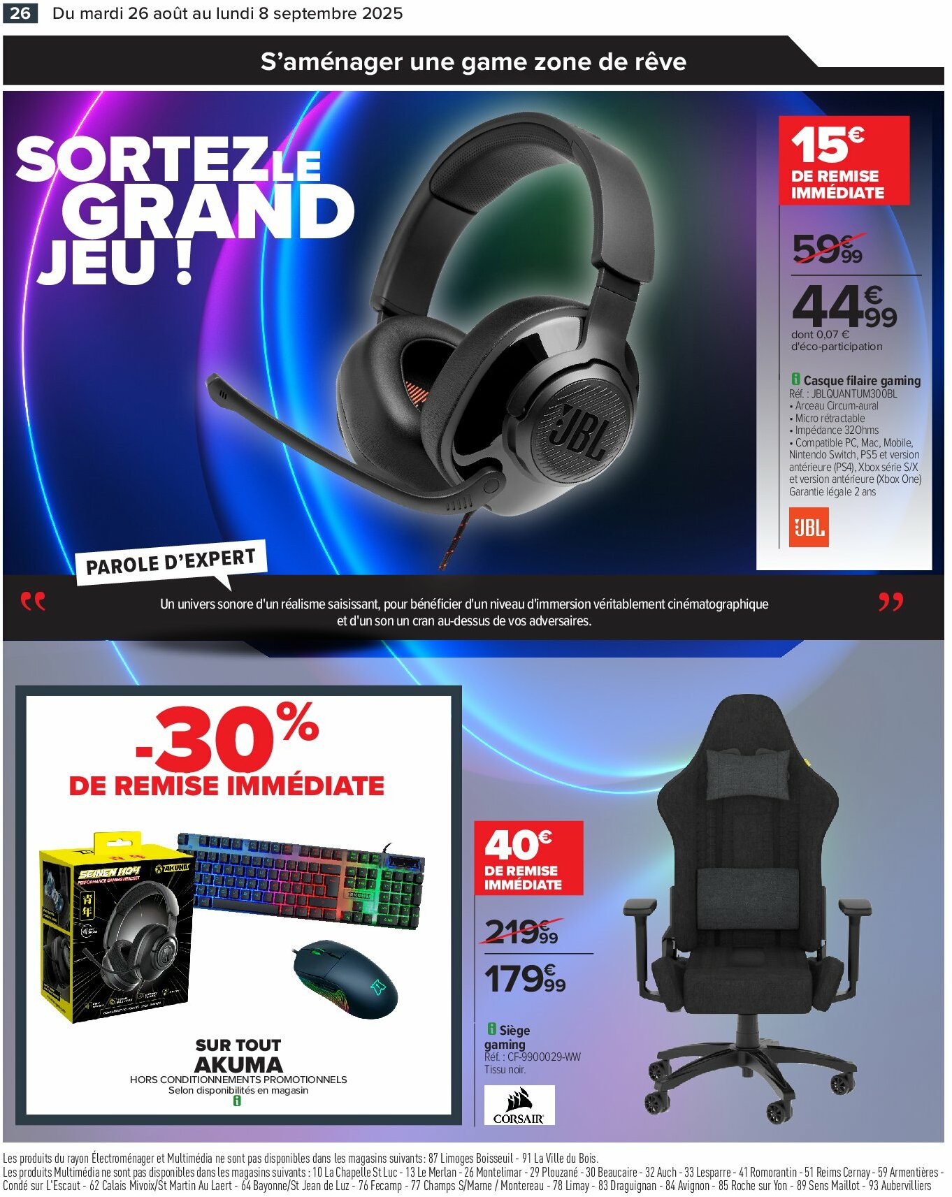 carrefour - Catalogue Carrefour - Électroménager valable du 26/08 au 08/09 - page: 28