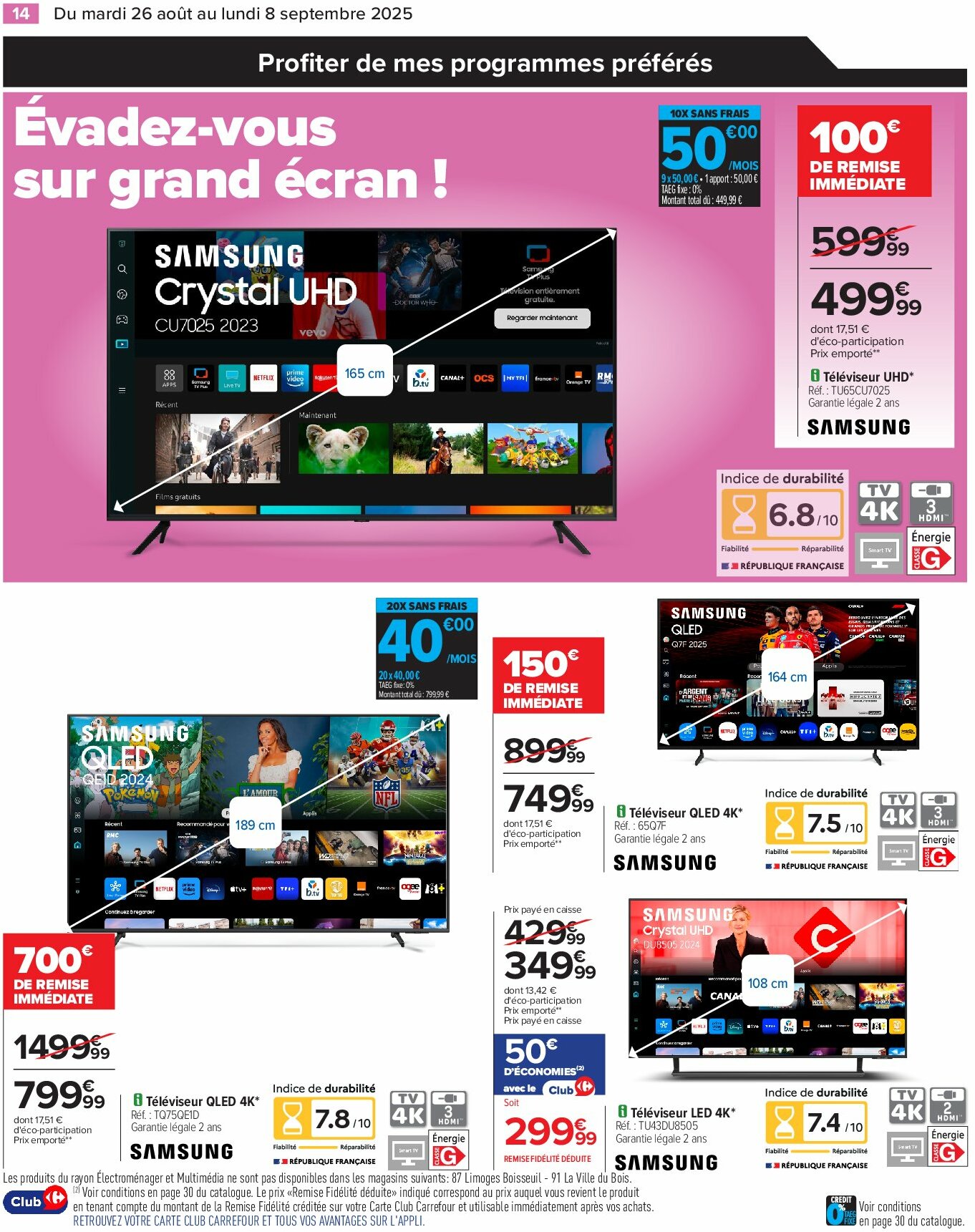 carrefour - Catalogue Carrefour - Électroménager valable du 26/08 au 08/09 - page: 16