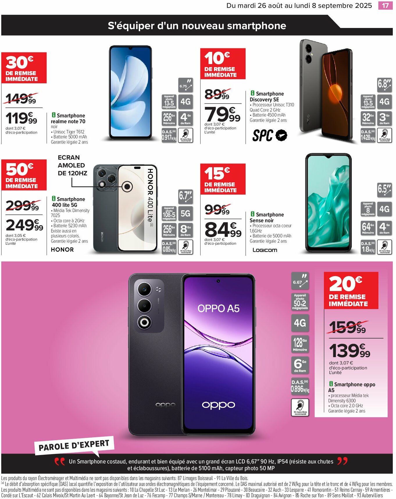 carrefour - Catalogue Carrefour - Électroménager valable du 26/08 au 08/09 - page: 19