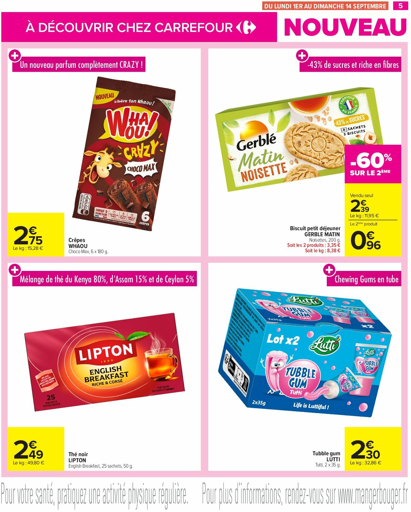 carrefour - Catalogue Carrefour - Les nouveautés de septembre valable du 01/09 au 28/09 - page: 5